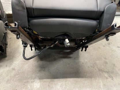2016 Chevy SS Sedan Seats Fronts and Rears Black Leather Alcantara Suede OEM - Day's Parts Yard