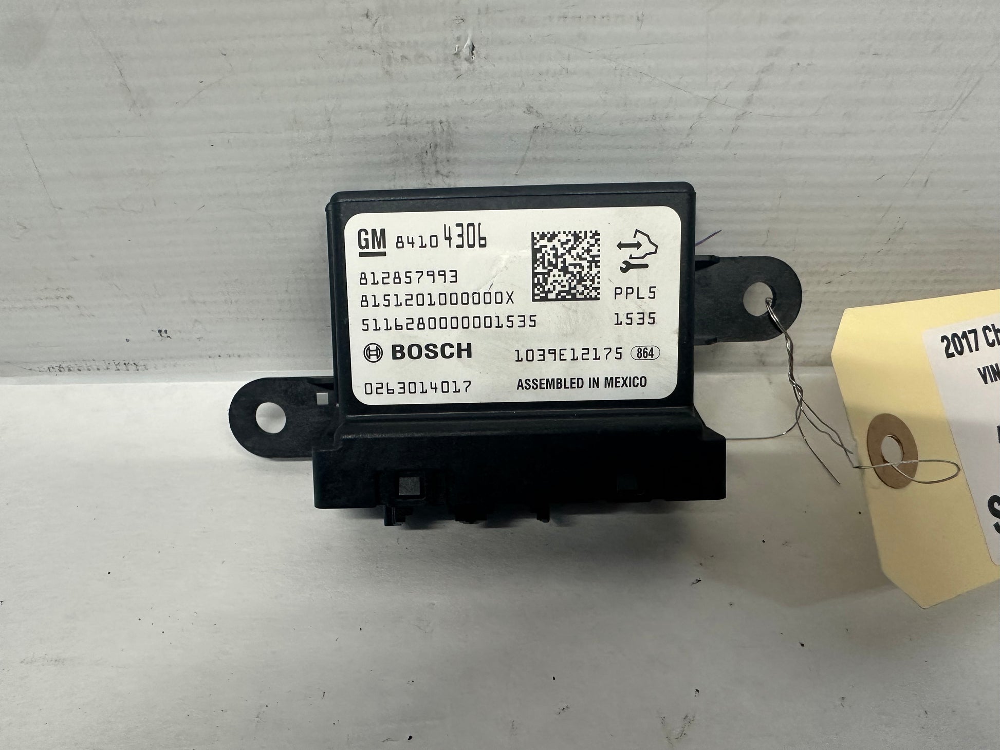 2017 Chevy Camaro SS Parking Assist Module OEM - Day's Parts Yard