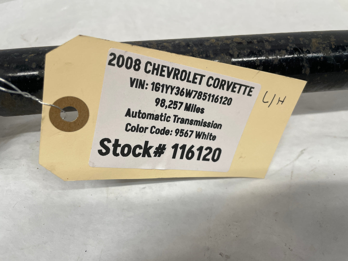 2008 Chevy Corvette LH Driver CV Axle Shaft OEM - Day's Parts Yard