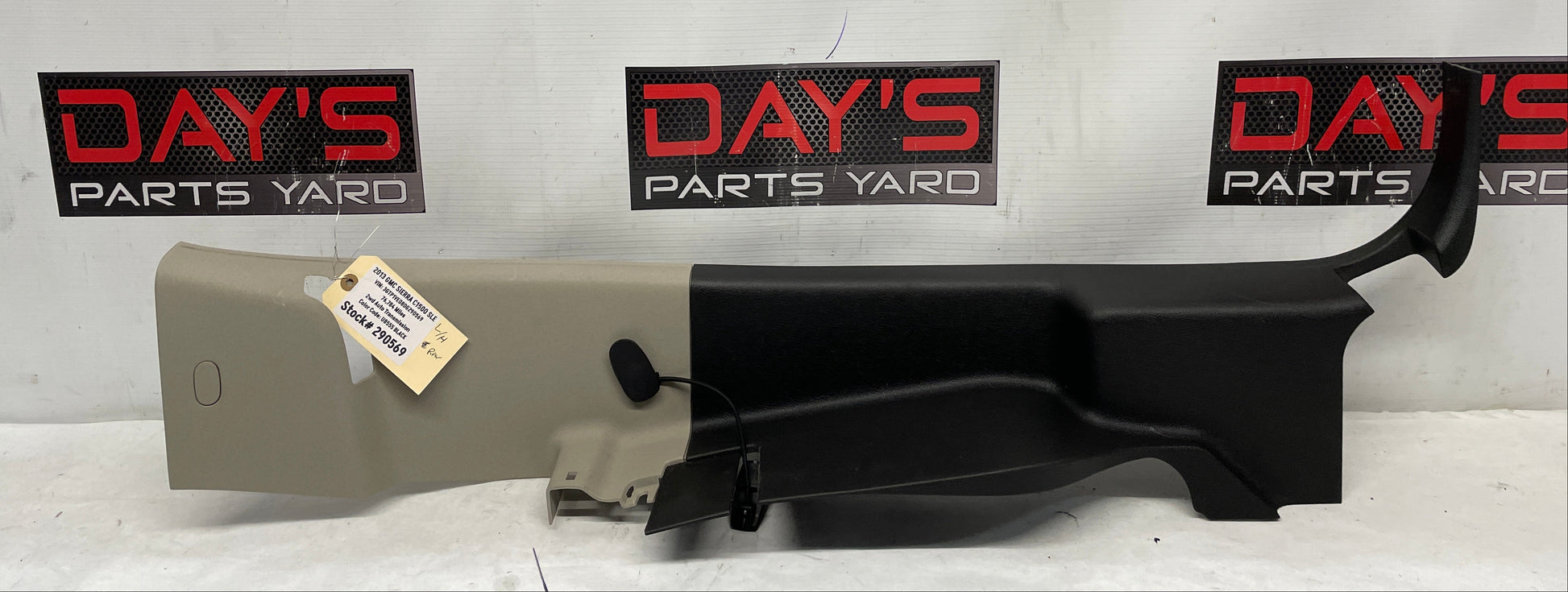 2013 GMC Sierra C1500 SLE LH Driver Rear C Pillar Trim OEM - Day's Parts Yard