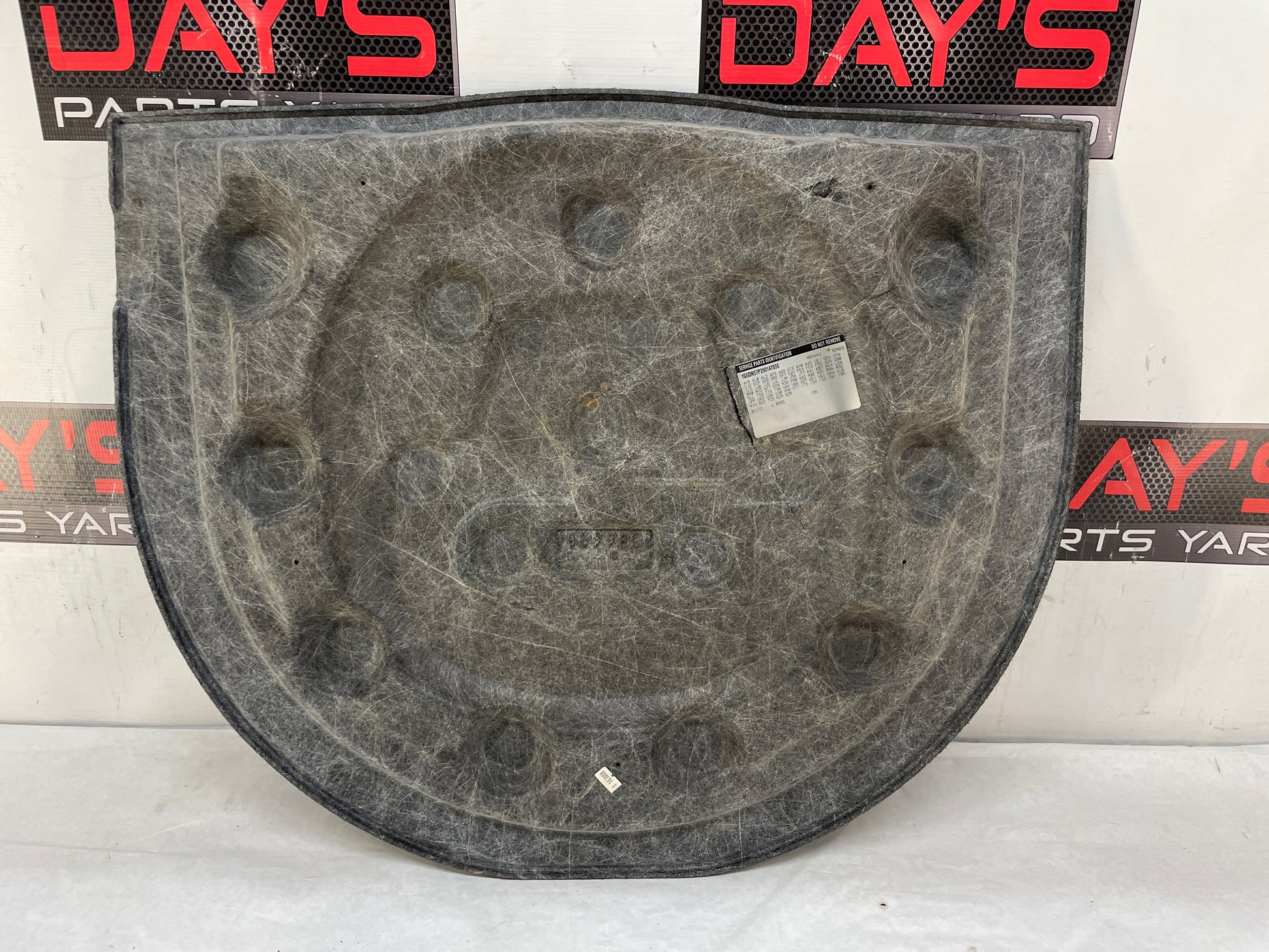 2009 Cadillac CTS-V Sedan Trunk Cargo Compartment Spare Tire Floor Cover Panel OEM - Day's Parts Yard