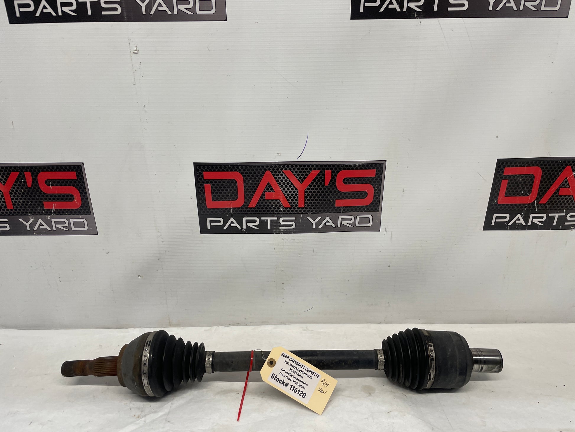 2008 Chevy Corvette RH Passenger CV Axle Shaft OEM - Day's Parts Yard