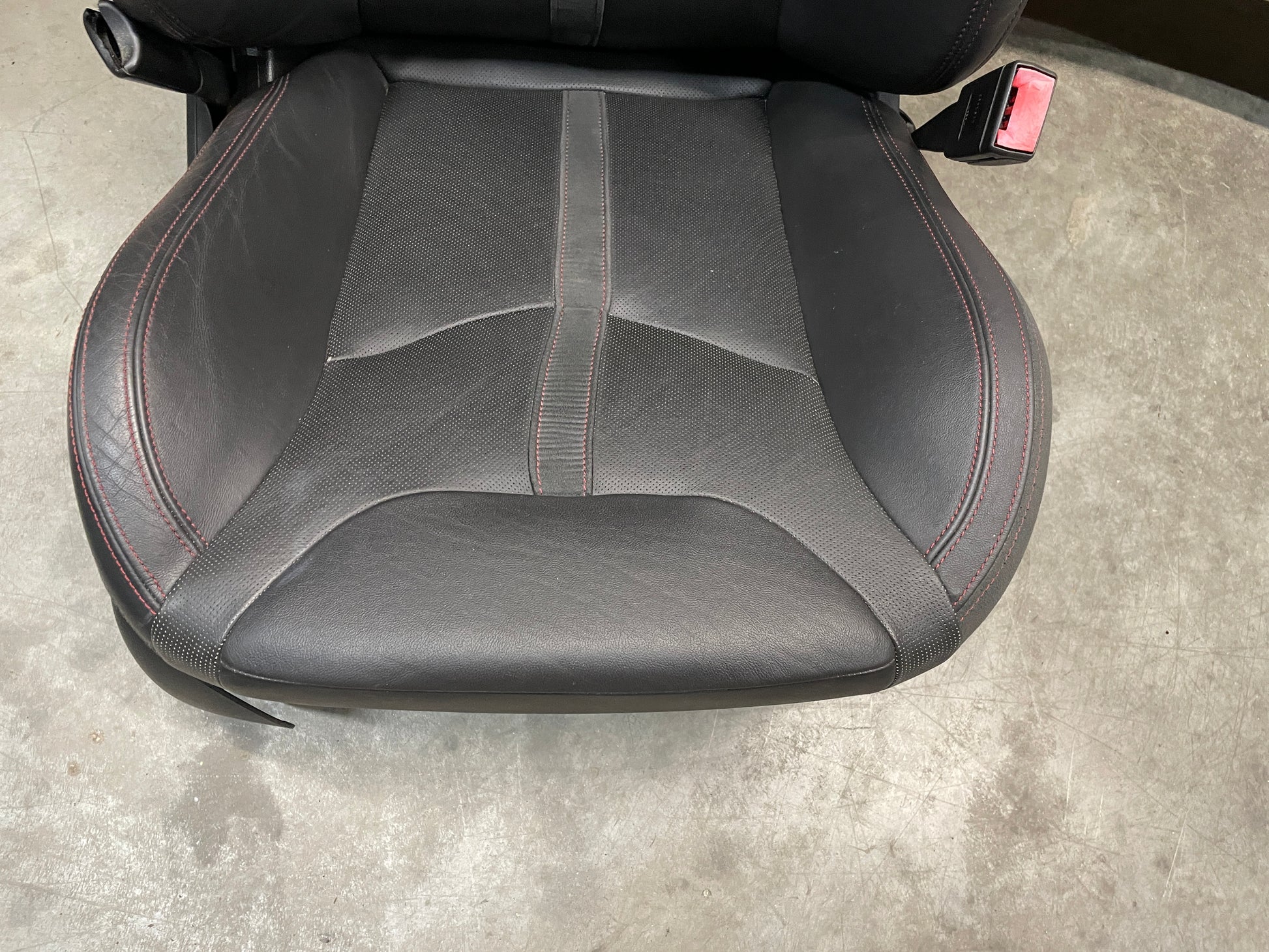 2016 Chevy SS Sedan Seats Fronts and Rears Black Leather Alcantara Suede OEM - Day's Parts Yard
