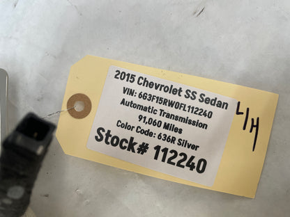 2015 Chevy SS Sedan RH & LH Sun Visor Sunvisor w/ Clips OEM