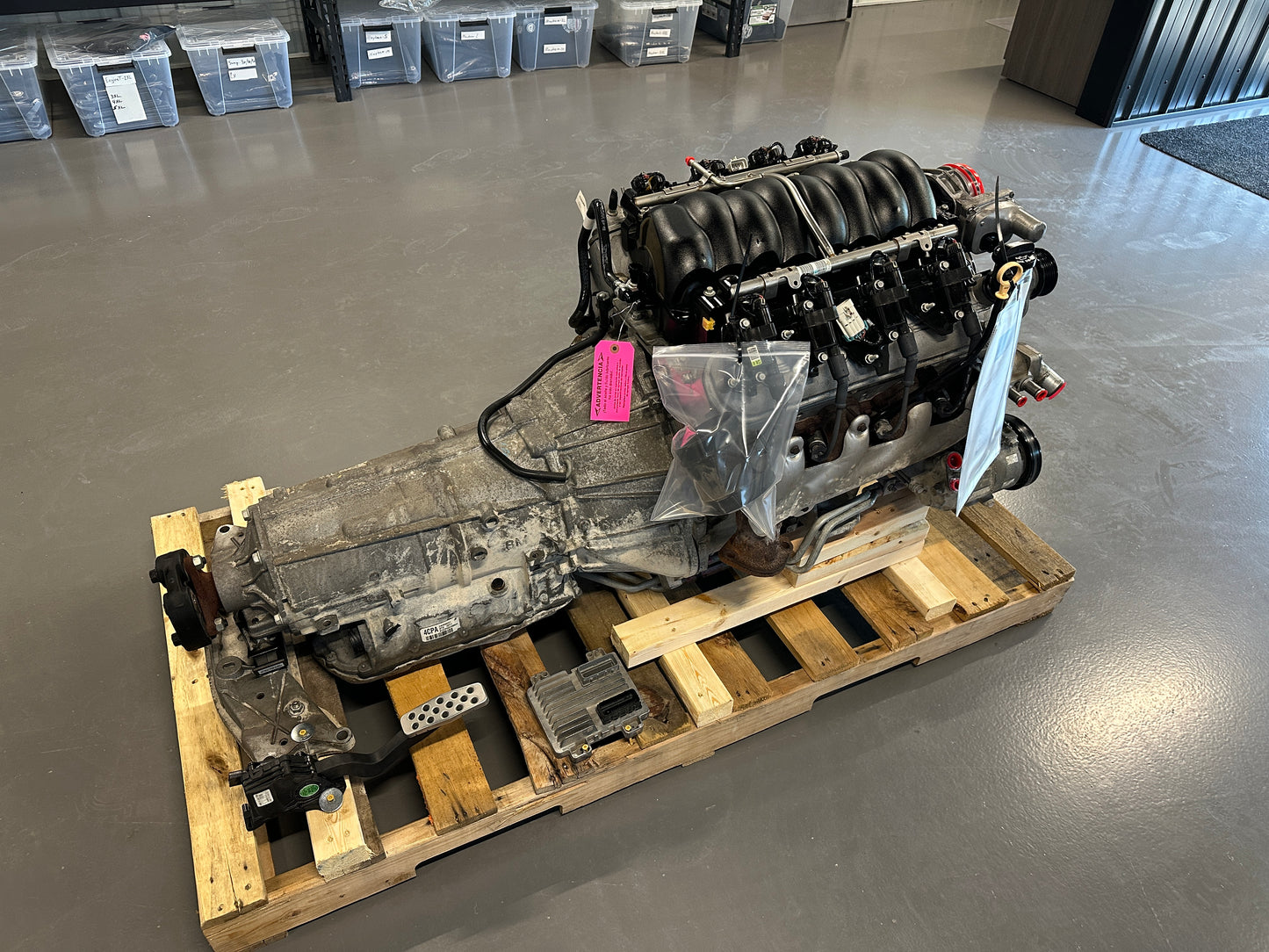 6.2L LS3 Engine 6L80 Automatic Transmission Drivetrain Pullout 415HP 55K