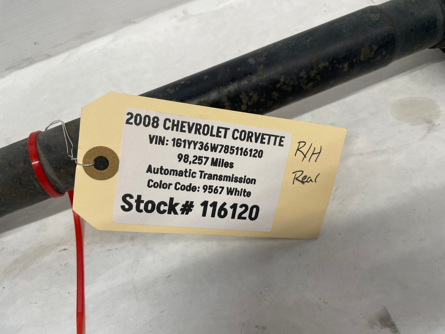 2008 Chevy Corvette RH Passenger CV Axle Shaft OEM - Day's Parts Yard