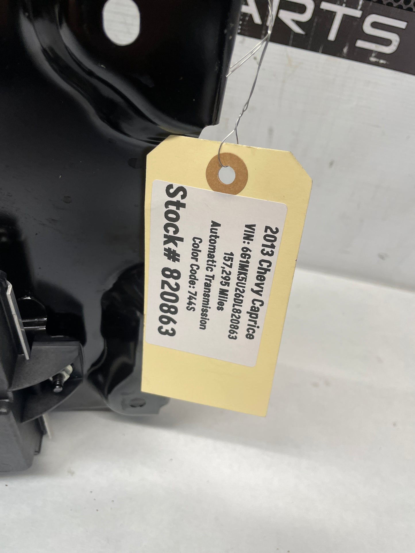 2013 Chevy Caprice Battery Box Bracket Fuel Pump Control Module Unit OEM - Day's Parts Yard