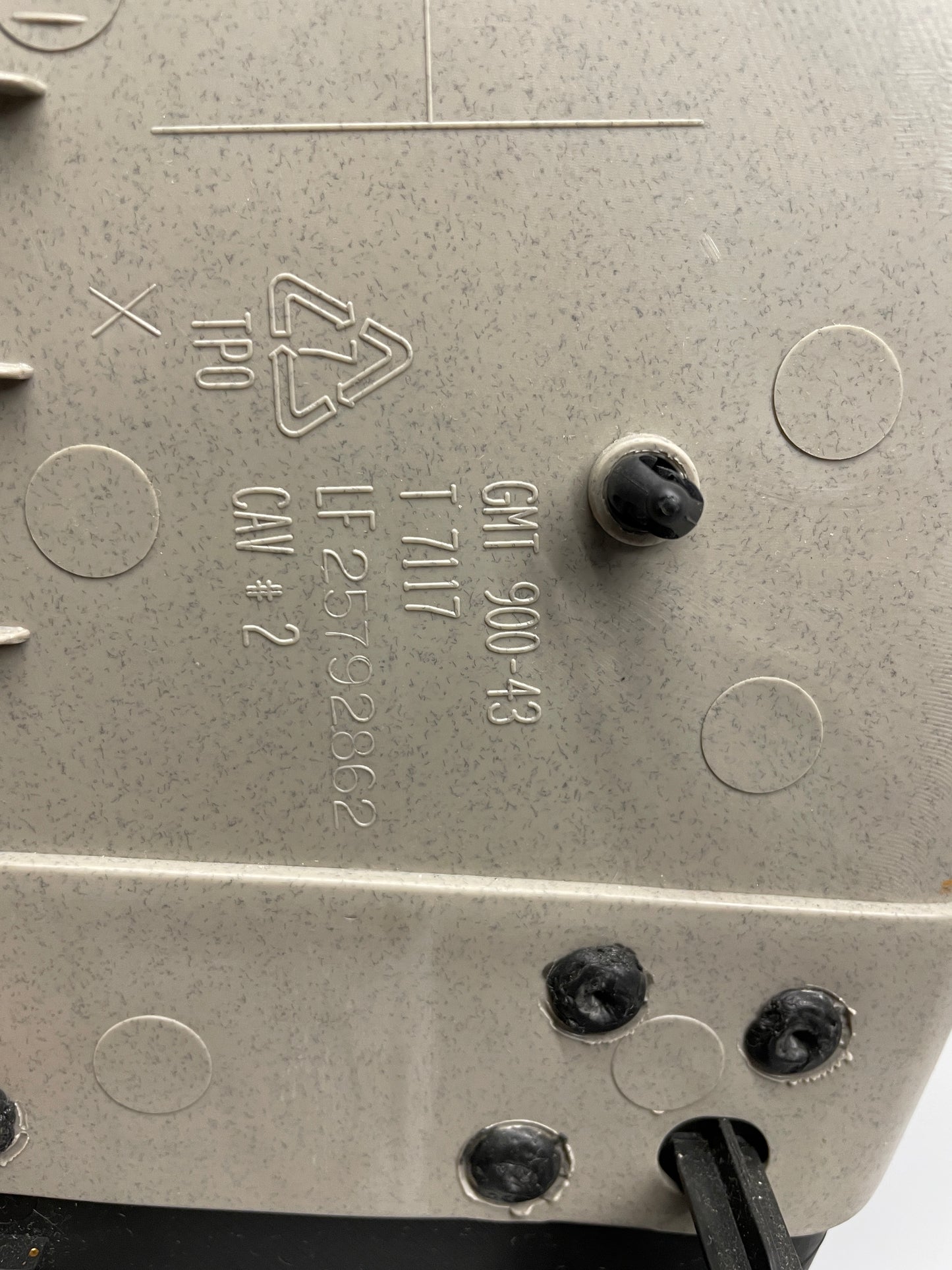 2013 GMC Sierra C1500 SLE LH Driver Rear C Pillar Trim OEM - Day's Parts Yard