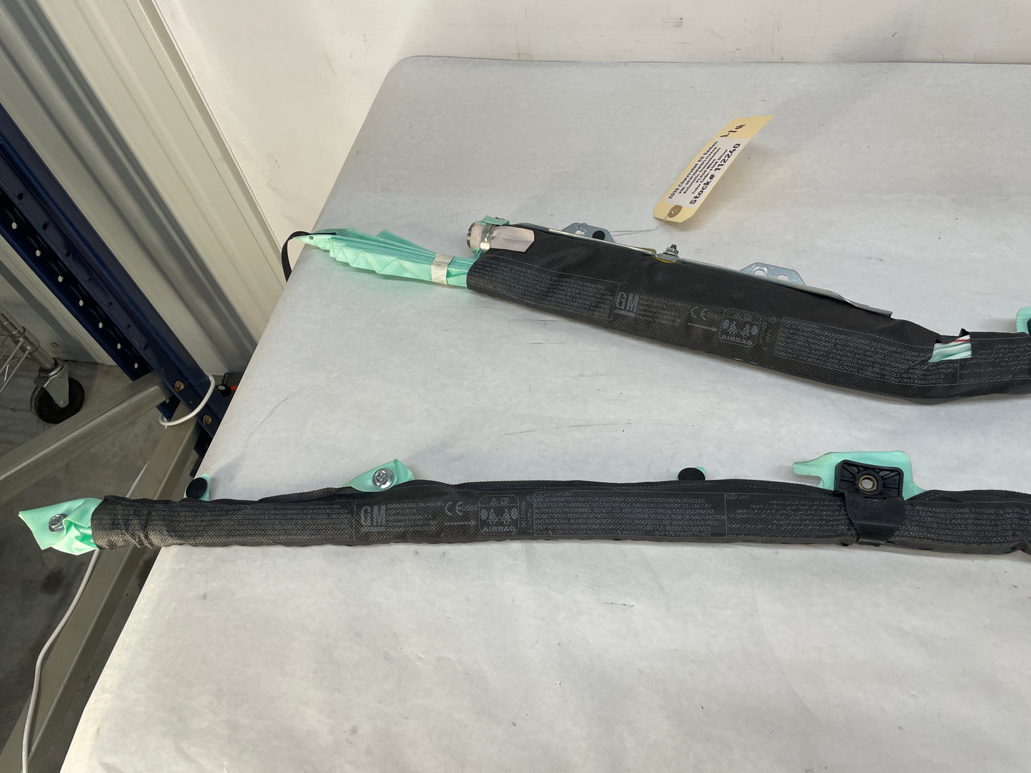 2015 Chevy SS Sedan RH & LH Curtain Roof Side Top Rail Airbag Air Bag Set OEM