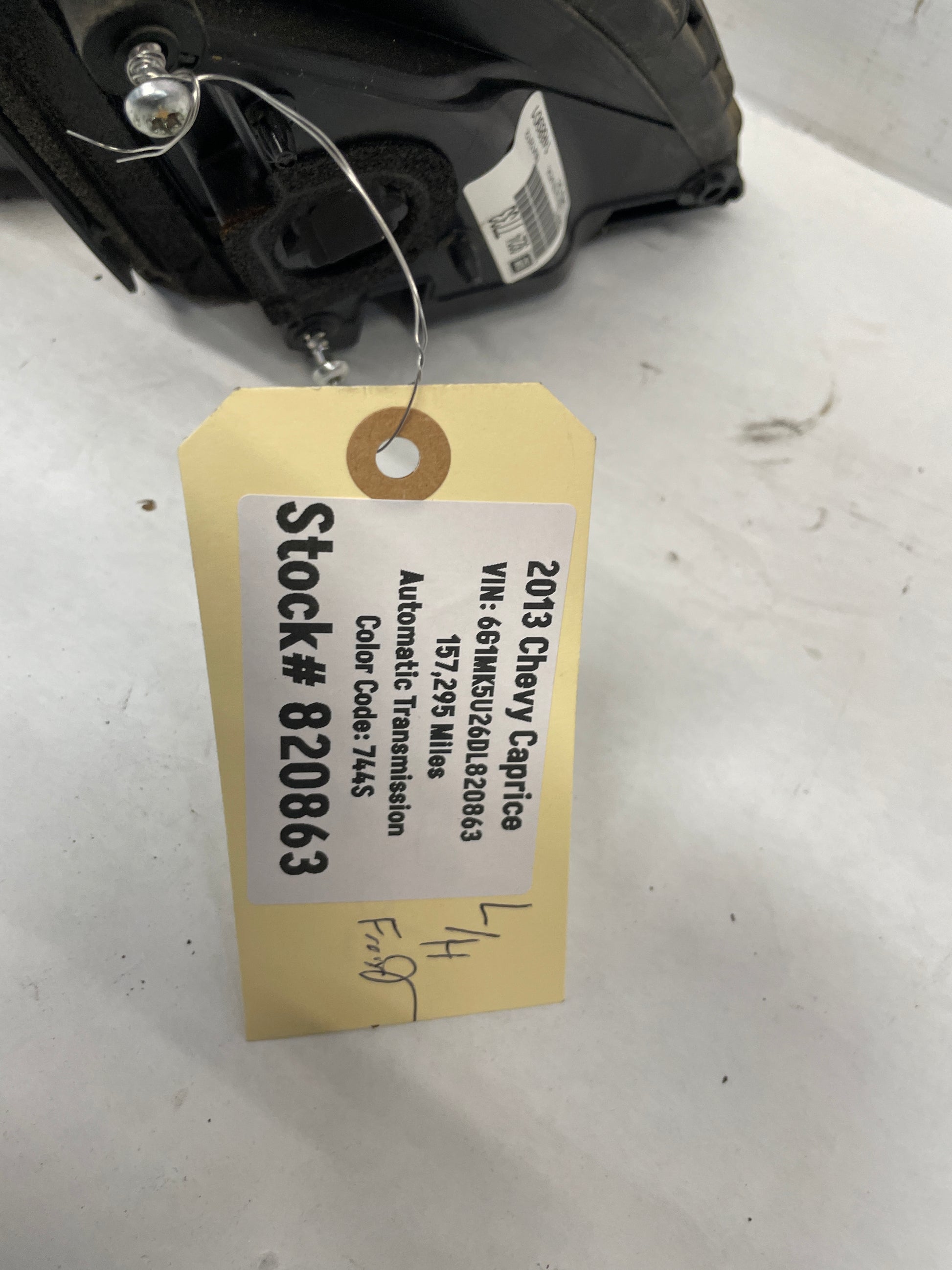 2013 Chevy Caprice LH Driver Exterior Mirror Black OEM - Day's Parts Yard