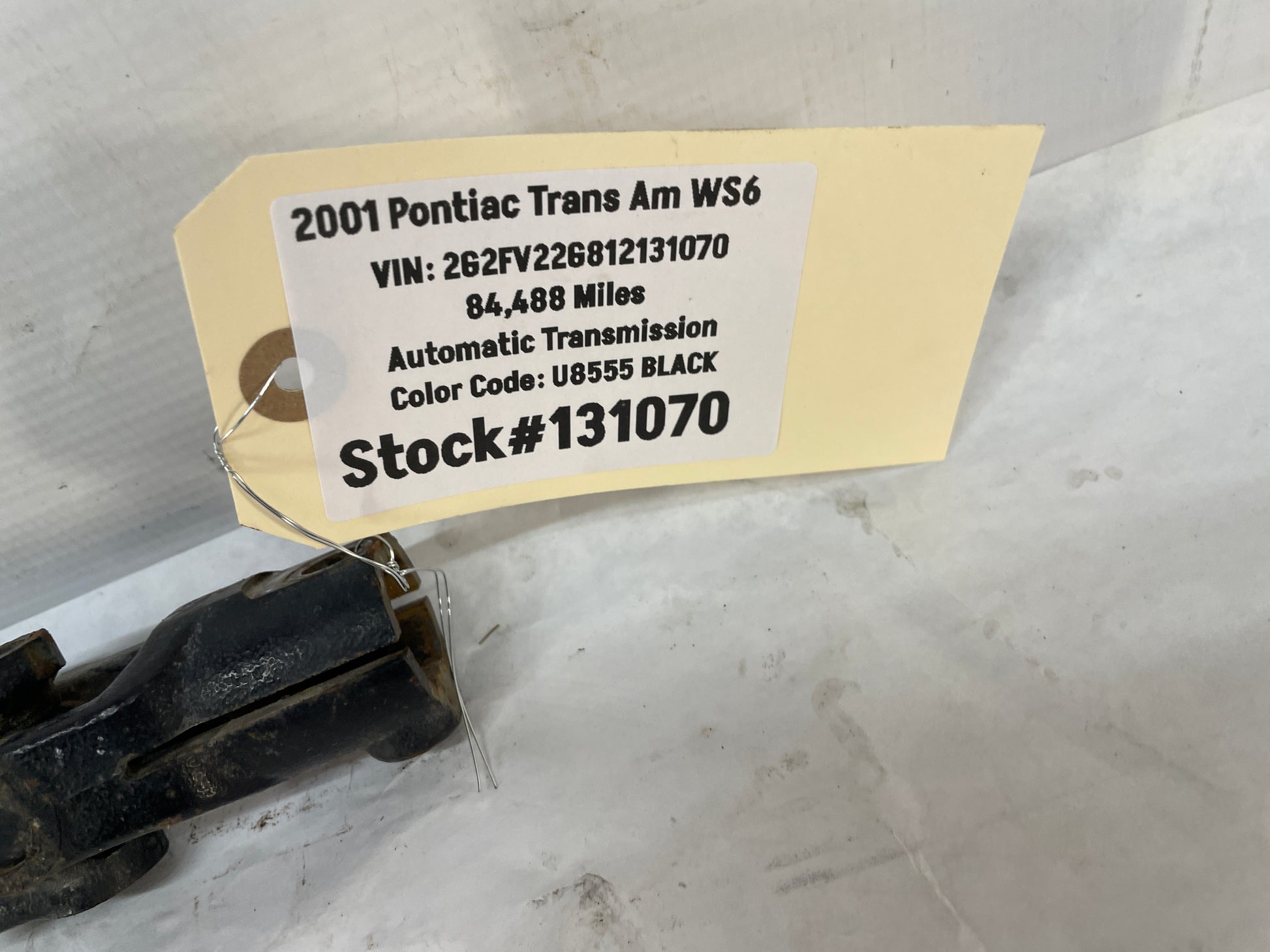 2001 Pontiac Firebird Trans AM WS6 Intermediate Steering Coupling Shaft OEM - Day's Parts Yard