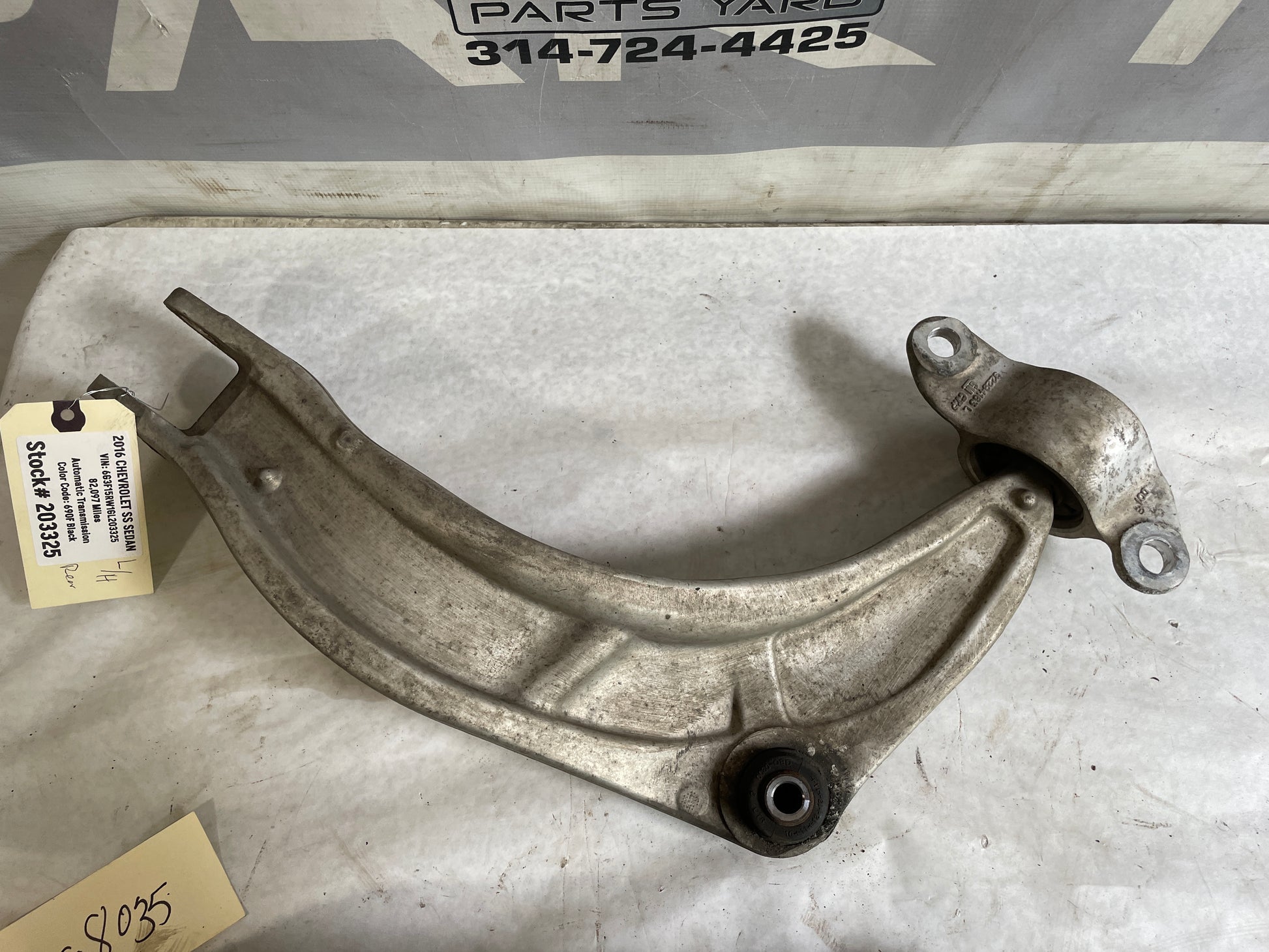 2016 Chevy SS Sedan Rear LH Driver Upper Control Arm OEM - Day's Parts Yard