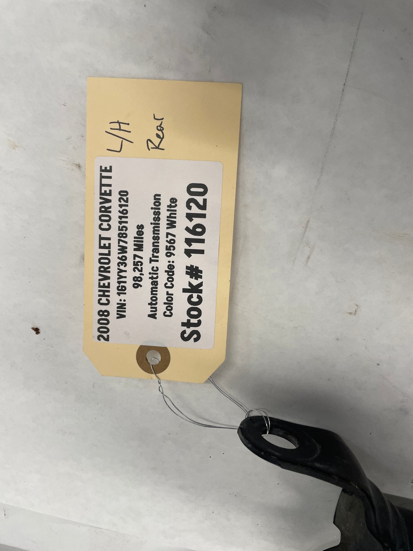 2008 Chevy Corvette LH Driver Rear Suspension Shock Absorber Strut OEM - Day's Parts Yard