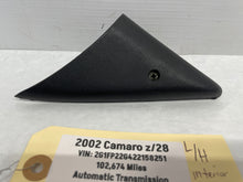 2002 Chevy Camaro Z28 LH Driver Interior Mirror Bezel Trim Cover Black Ebony OEM - Day's Parts Yard