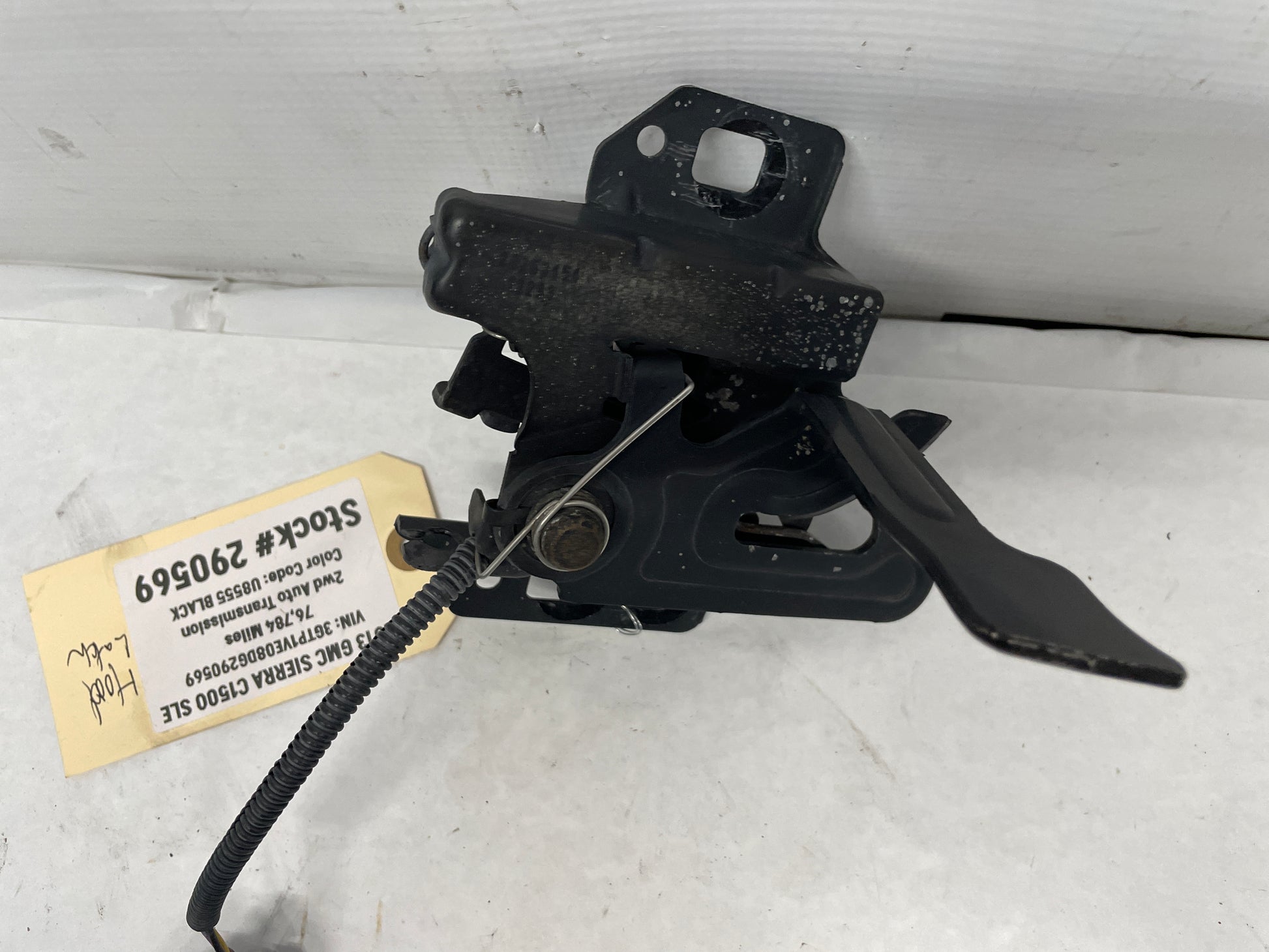 2013 GMC Sierra C1500 SLE Hood Latch Assembly with Sensor OEM - Day's Parts Yard