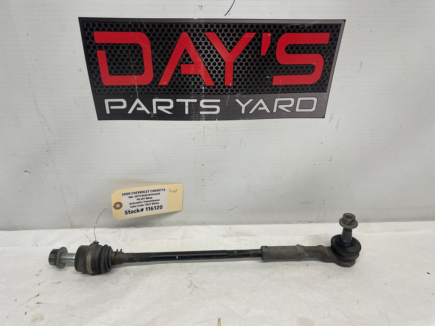 2008 Chevy Corvette LH Driver Rear Outer Tie Rod Links OEM - Day's Parts Yard