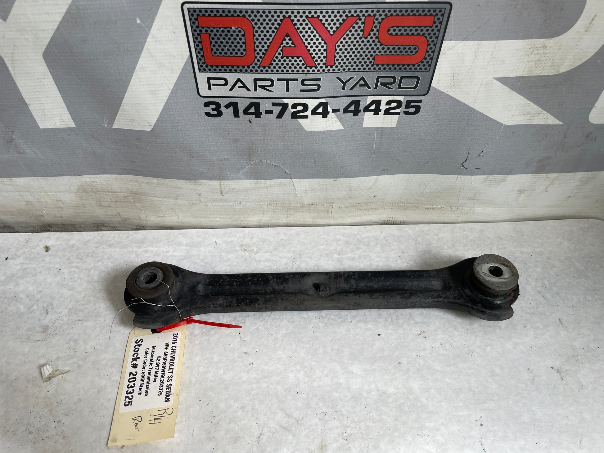 2016 Chevy SS Sedan Rear RH Passenger Trailing Drag Control Arm OEM - Day's Parts Yard