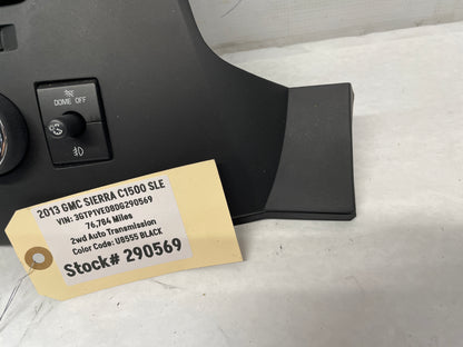 2013 GMC Sierra C1500 SLE Dash Vent Bezel Trim Panel Headlight OEM - Day's Parts Yard