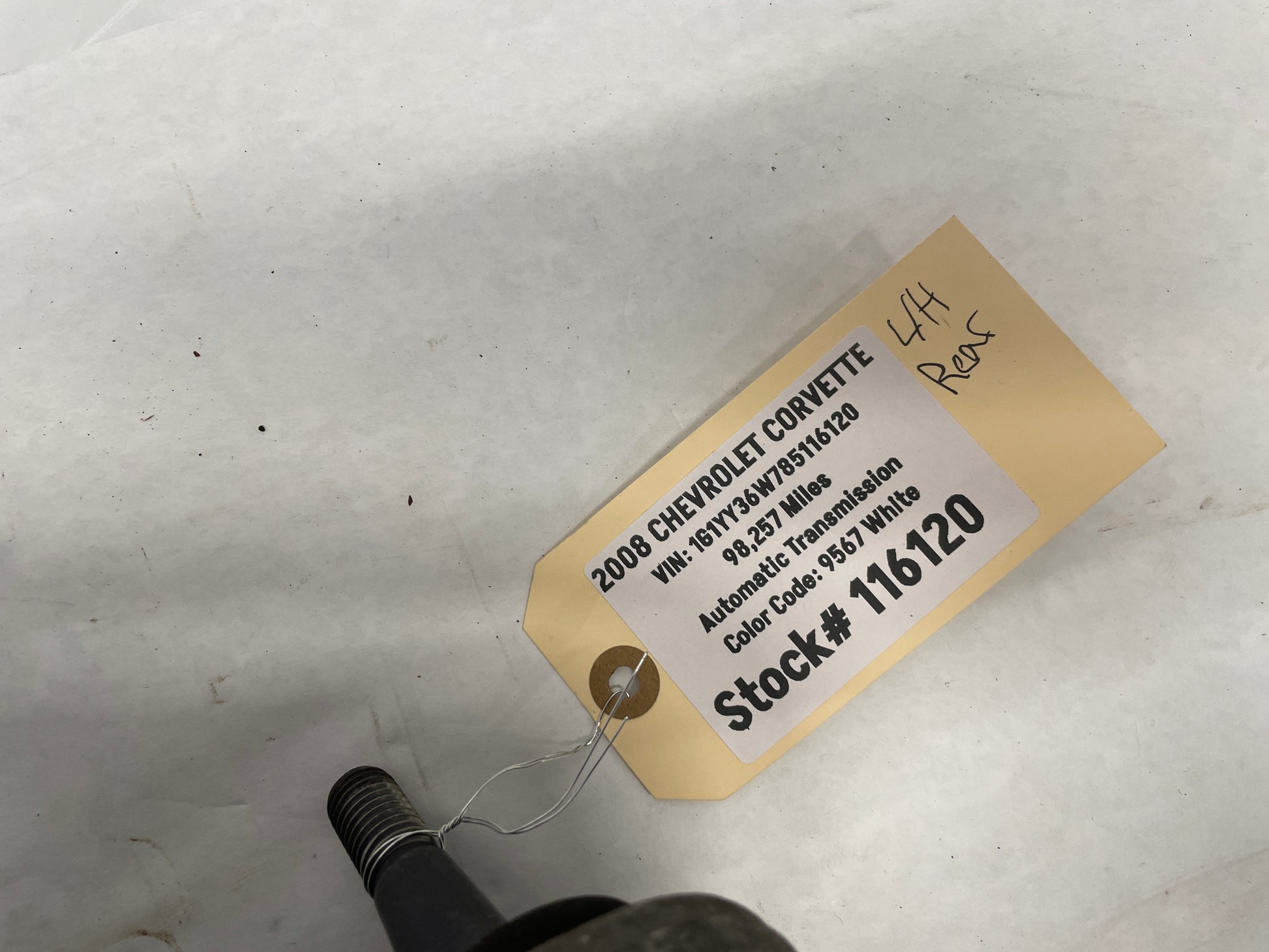 2008 Chevy Corvette Rear Lower LH Driver Control Arm OEM - Day's Parts Yard