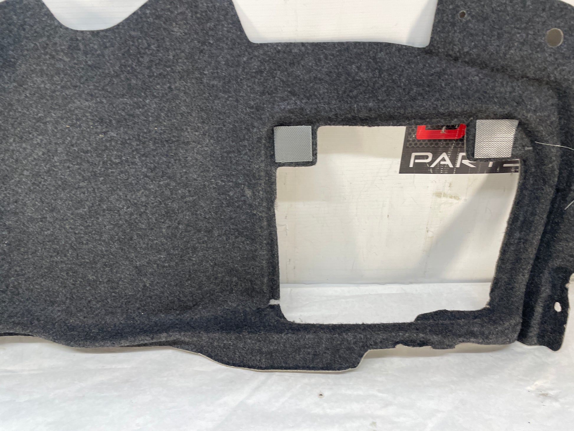 2009 Cadillac CTS-V Sedan RH Passenger Interior Quarter Trunk Compartment Carpet Liner OEM - Day's Parts Yard