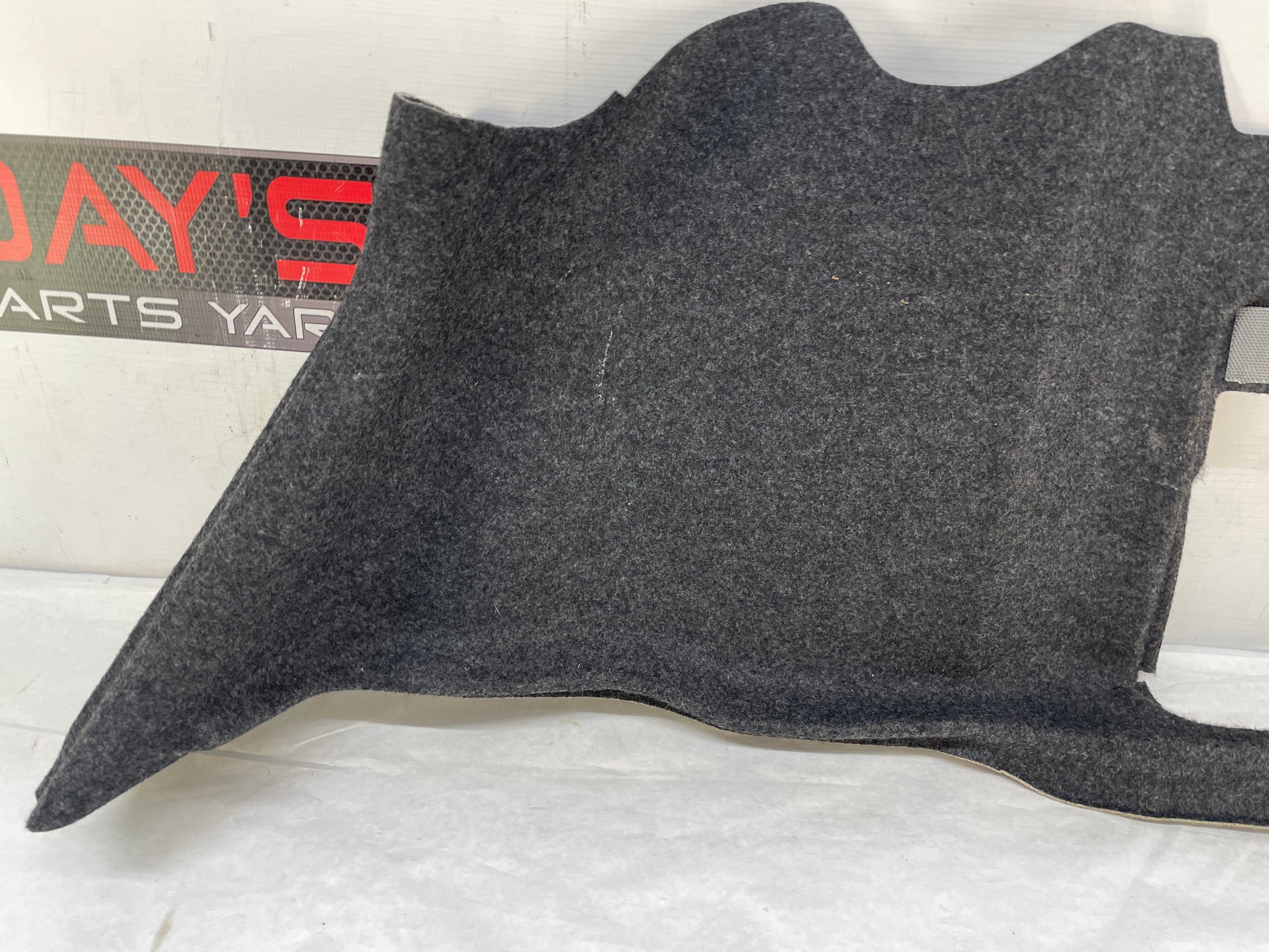 2009 Cadillac CTS-V Sedan RH Passenger Interior Quarter Trunk Compartment Carpet Liner OEM - Day's Parts Yard