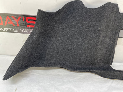 2009 Cadillac CTS-V Sedan RH Passenger Interior Quarter Trunk Compartment Carpet Liner OEM - Day's Parts Yard