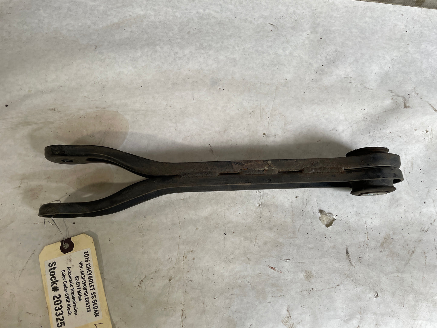 2016 Chevy SS Sedan LH Driver Rear Trailing Control Arm OEM - Day's Parts Yard