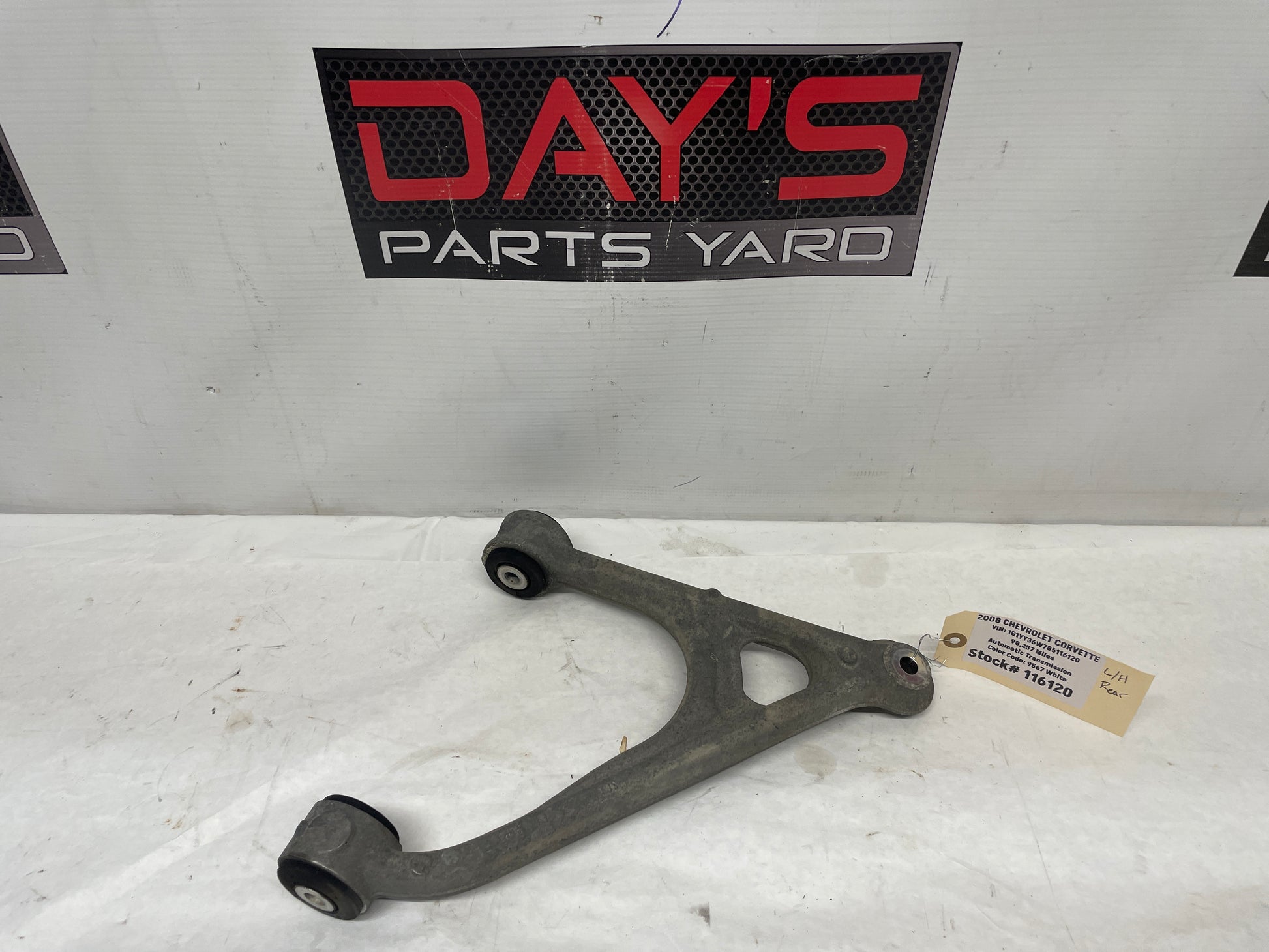 2008 Chevy Corvette Rear Upper Control Arm LH Driver OEM - Day's Parts Yard