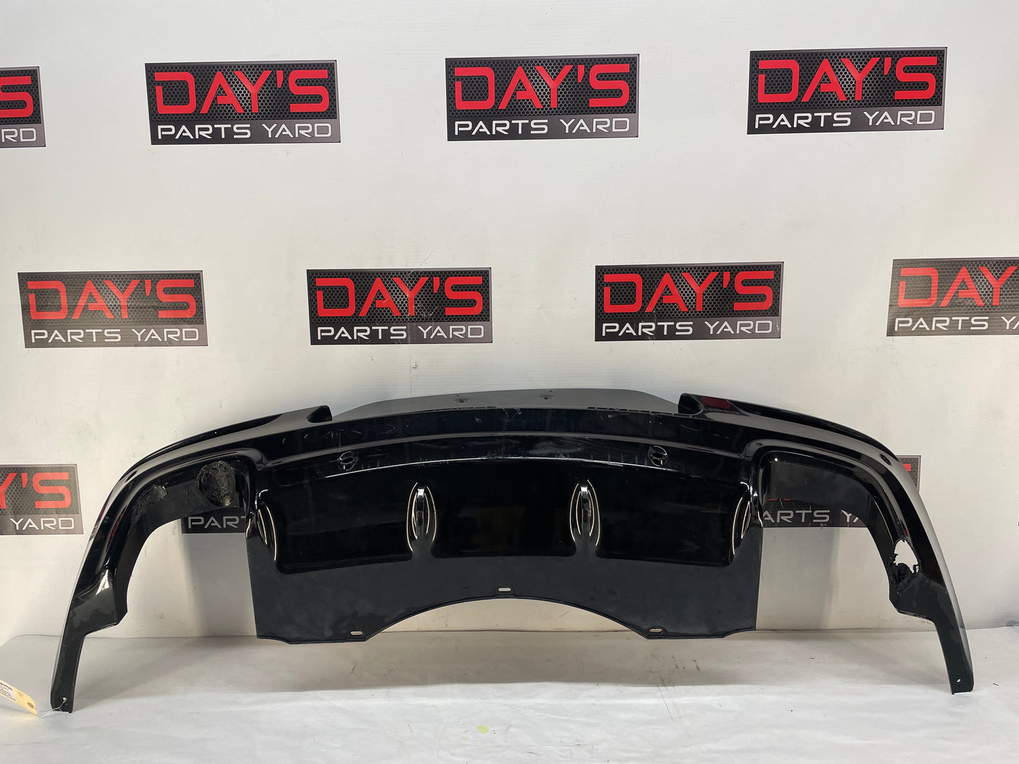 2015 Chevy SS Sedan Rear Bumper Lower Valence Diffuser Panel OEM DAMAGED