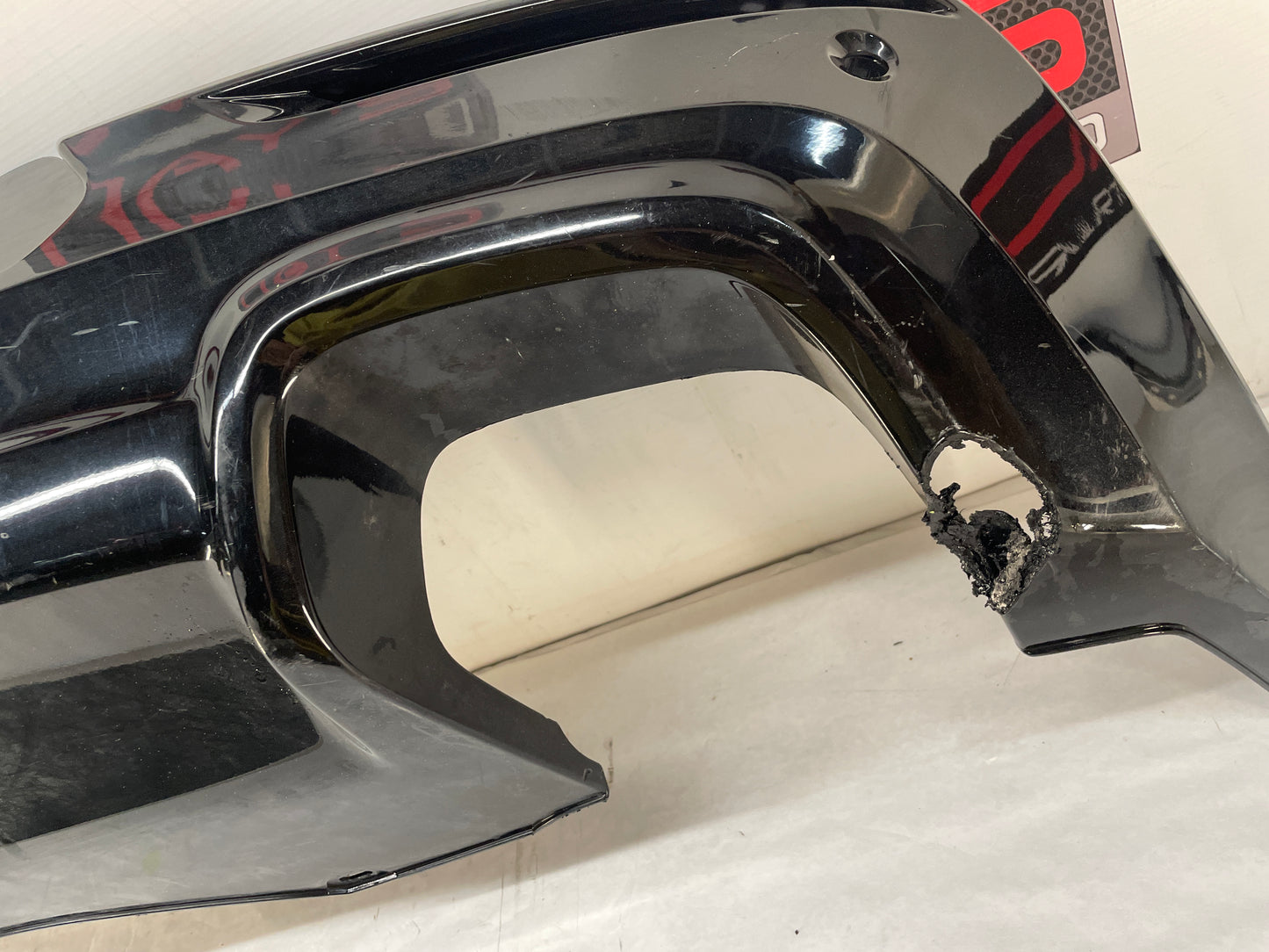 2015 Chevy SS Sedan Rear Bumper Lower Valence Diffuser Panel OEM DAMAGED