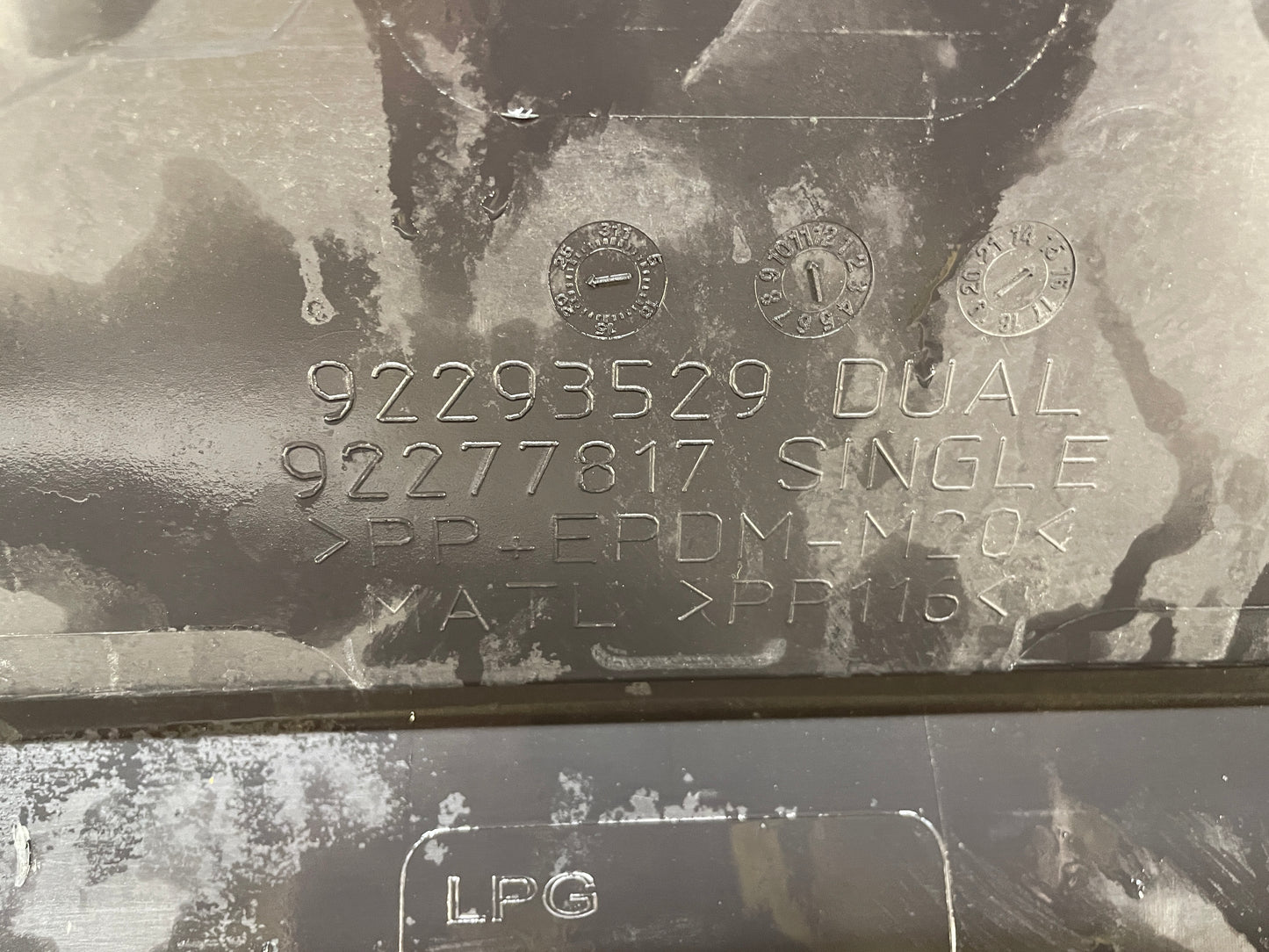 2015 Chevy SS Sedan Rear Bumper Lower Valence Diffuser Panel OEM DAMAGED