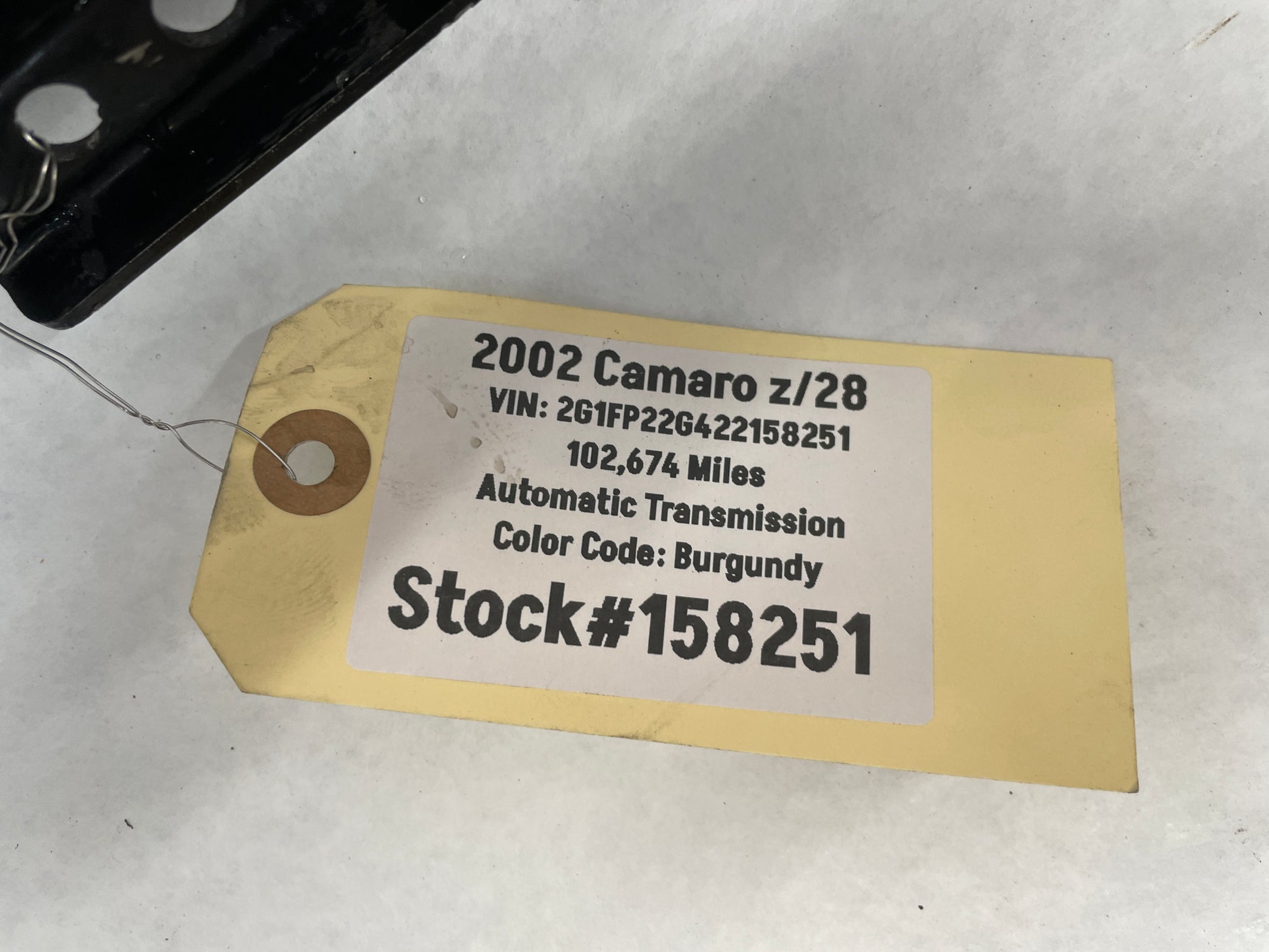2002 Chevy Camaro Z28 Rearend Rear Suspension End Factory Torque Arm OEM - Day's Parts Yard