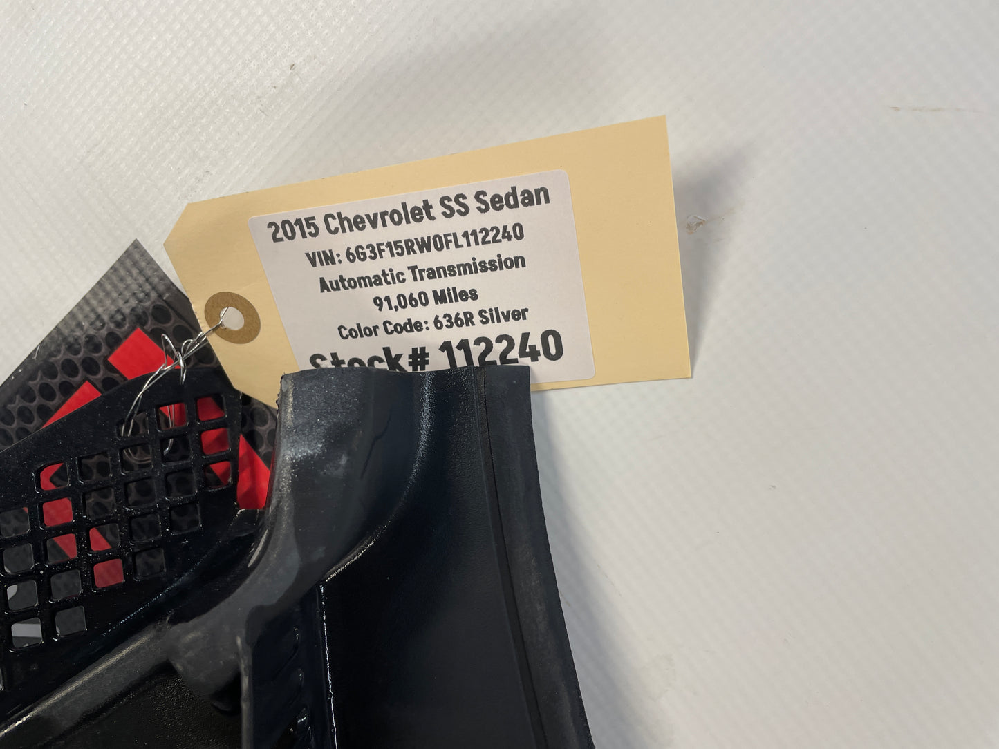 2015 Chevy SS Sedan Windshield Wiper Cowl Grille Panel OEM