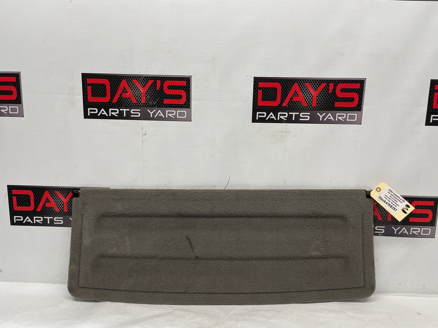 2002 Chevy Camaro Z28 Rear Hatch Cargo Cover Trunk Shade Panel Trim OEM - Day's Parts Yard