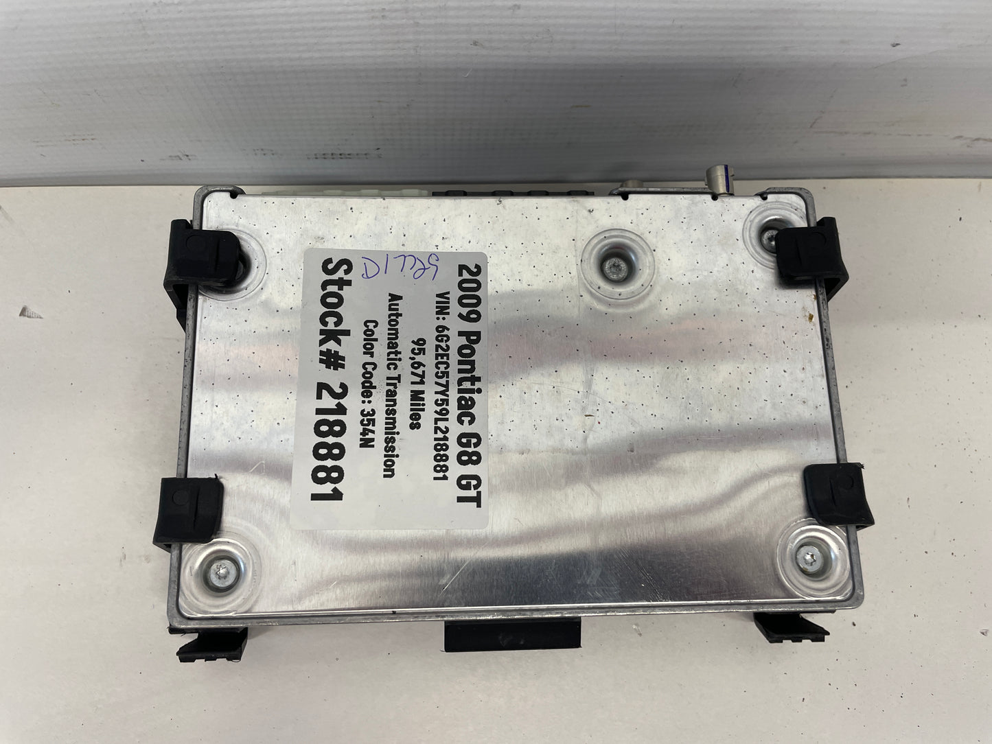 2009 Pontiac G8 GT Module OnStar Communication OEM - Day's Parts Yard