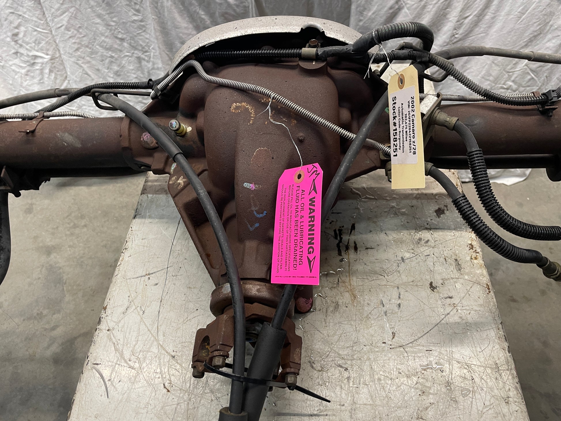2002 Chevy Camaro Z28 Rear End Rearend Axle Carrier Differential 3.42 LSD OEM - Day's Parts Yard