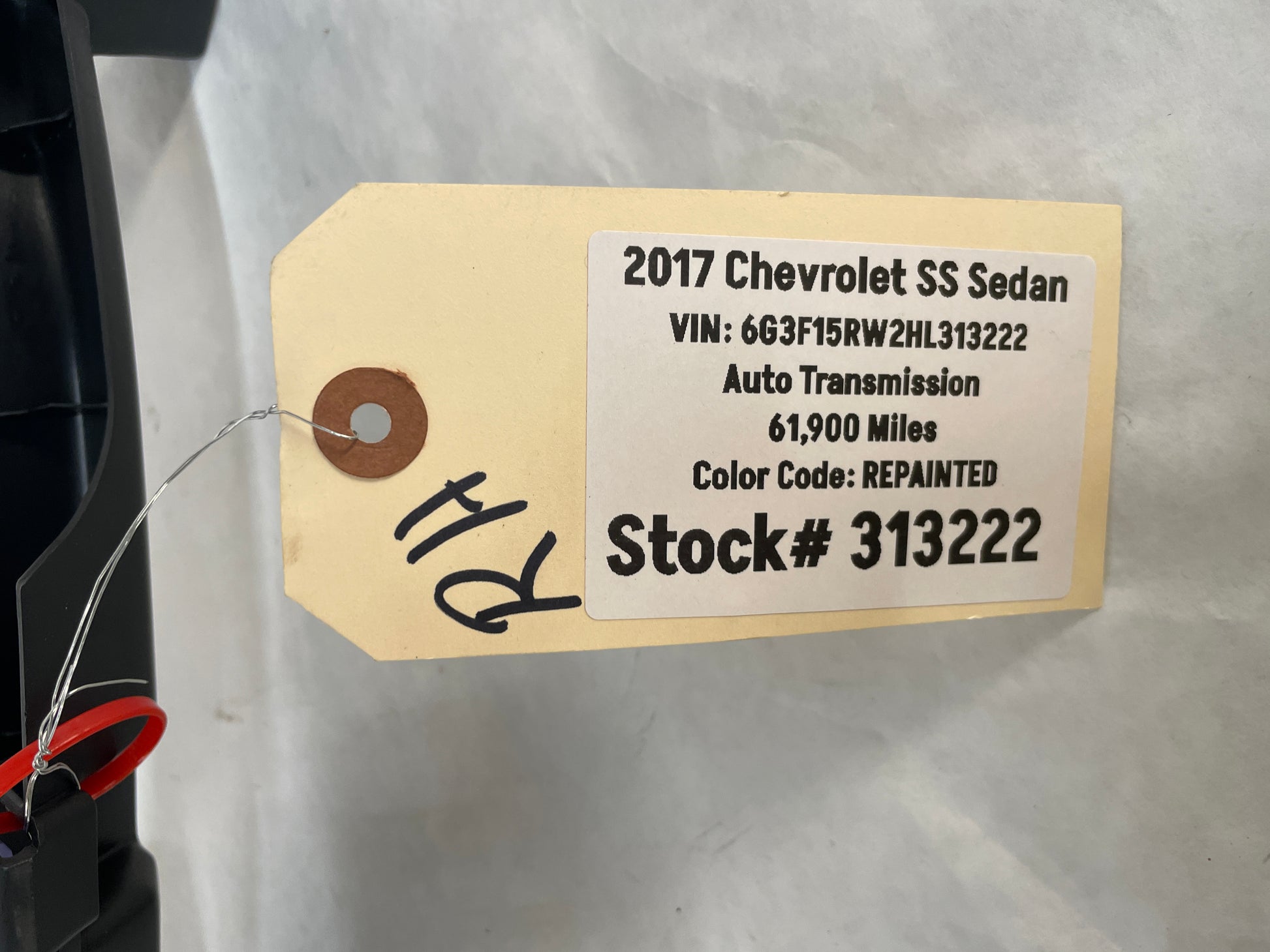 2017 Chevy SS Sedan RH & LH Rear C Pillar Seat Trim Cover OEM - Day's Parts Yard