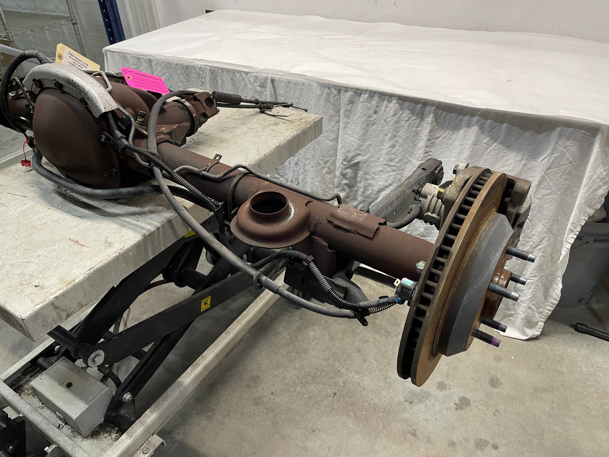 2002 Chevy Camaro Z28 Rear End Rearend Axle Carrier Differential 3.42 LSD OEM - Day's Parts Yard