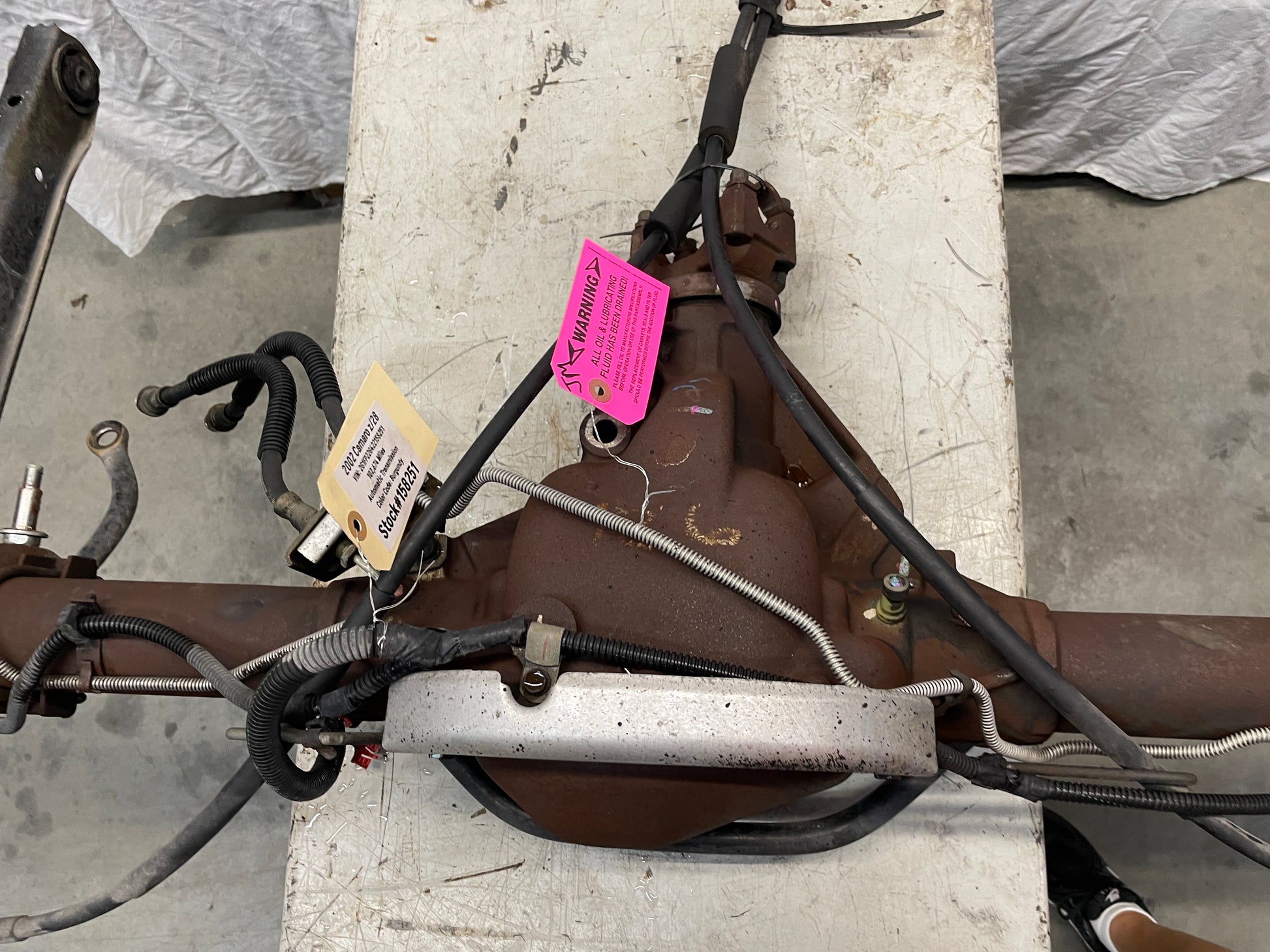 2002 Chevy Camaro Z28 Rear End Rearend Axle Carrier Differential 3.42 LSD OEM - Day's Parts Yard