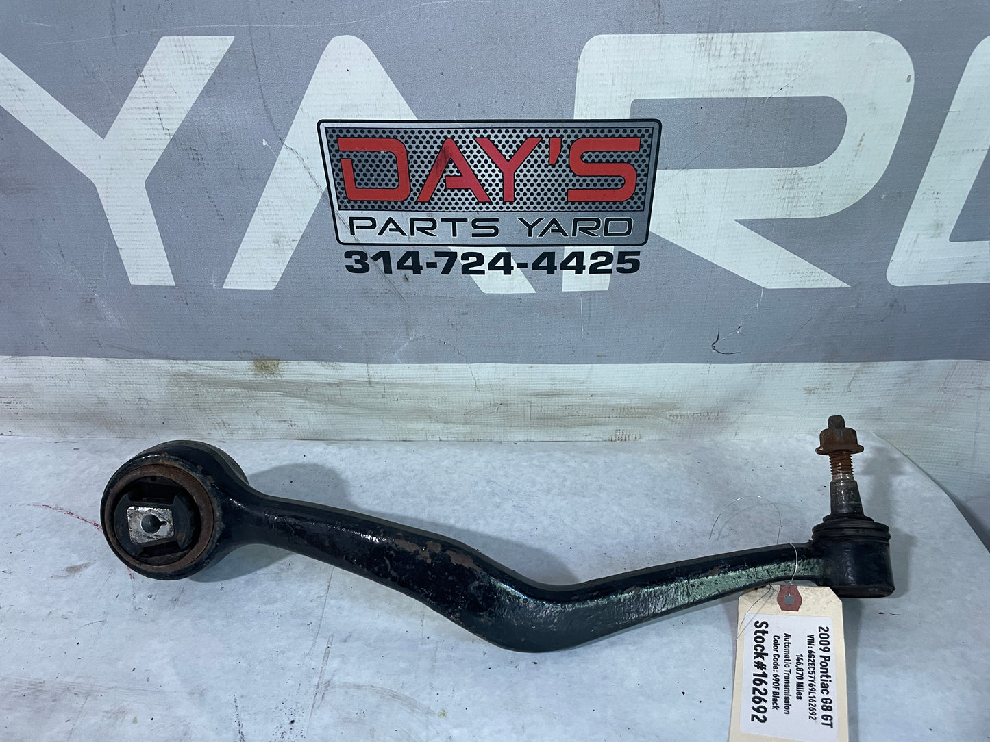 2009 Pontiac G8 Front LH Driver Lower Control Arm OEM - Day's Parts Yard