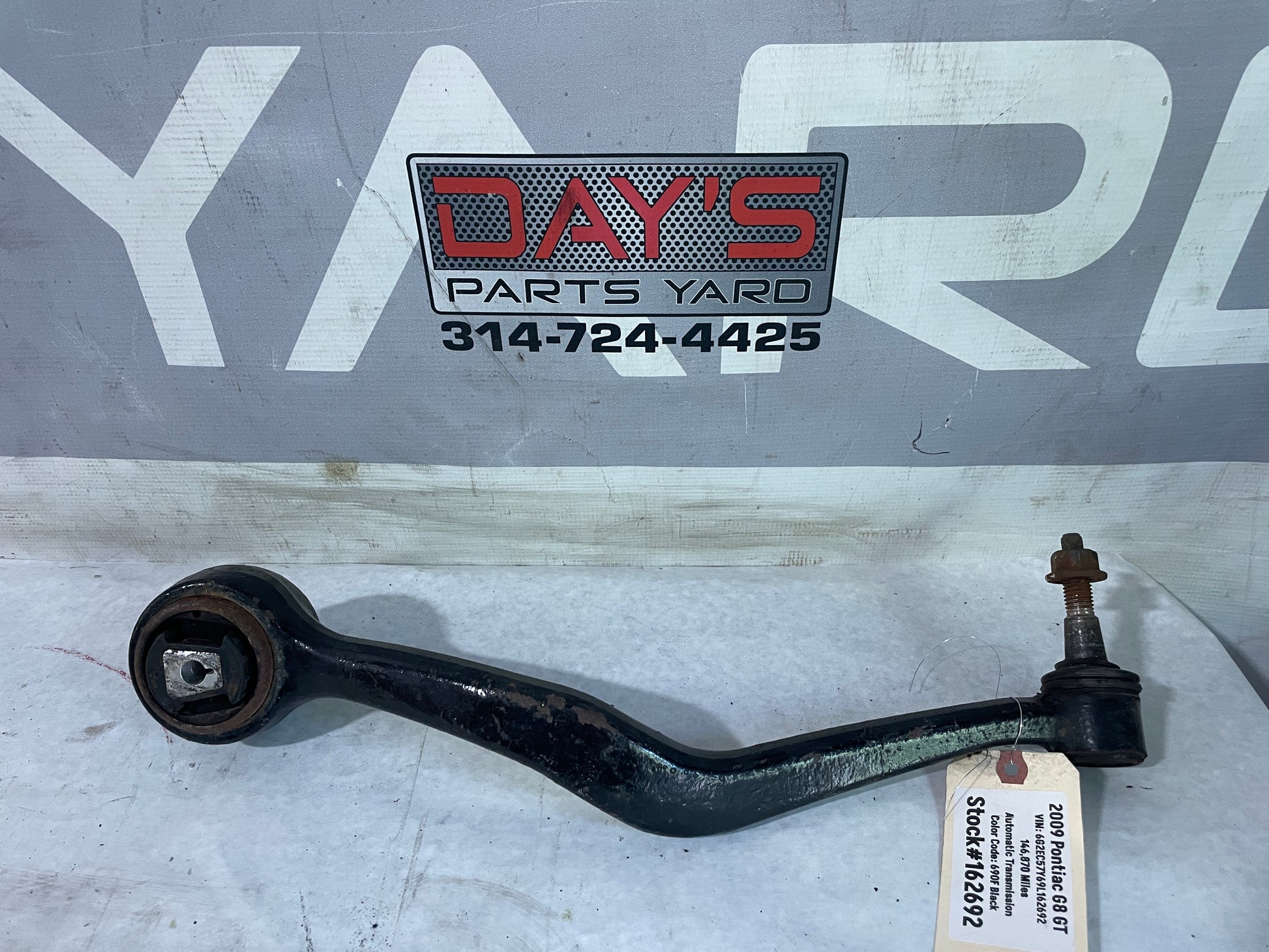 2009 Pontiac G8 Front LH Driver Lower Control Arm OEM - Day's Parts Yard