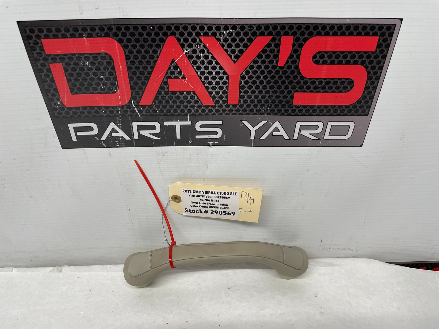 2013 GMC Sierra C1500 SLE RH Passenger Front Grab Handle OEM - Day's Parts Yard