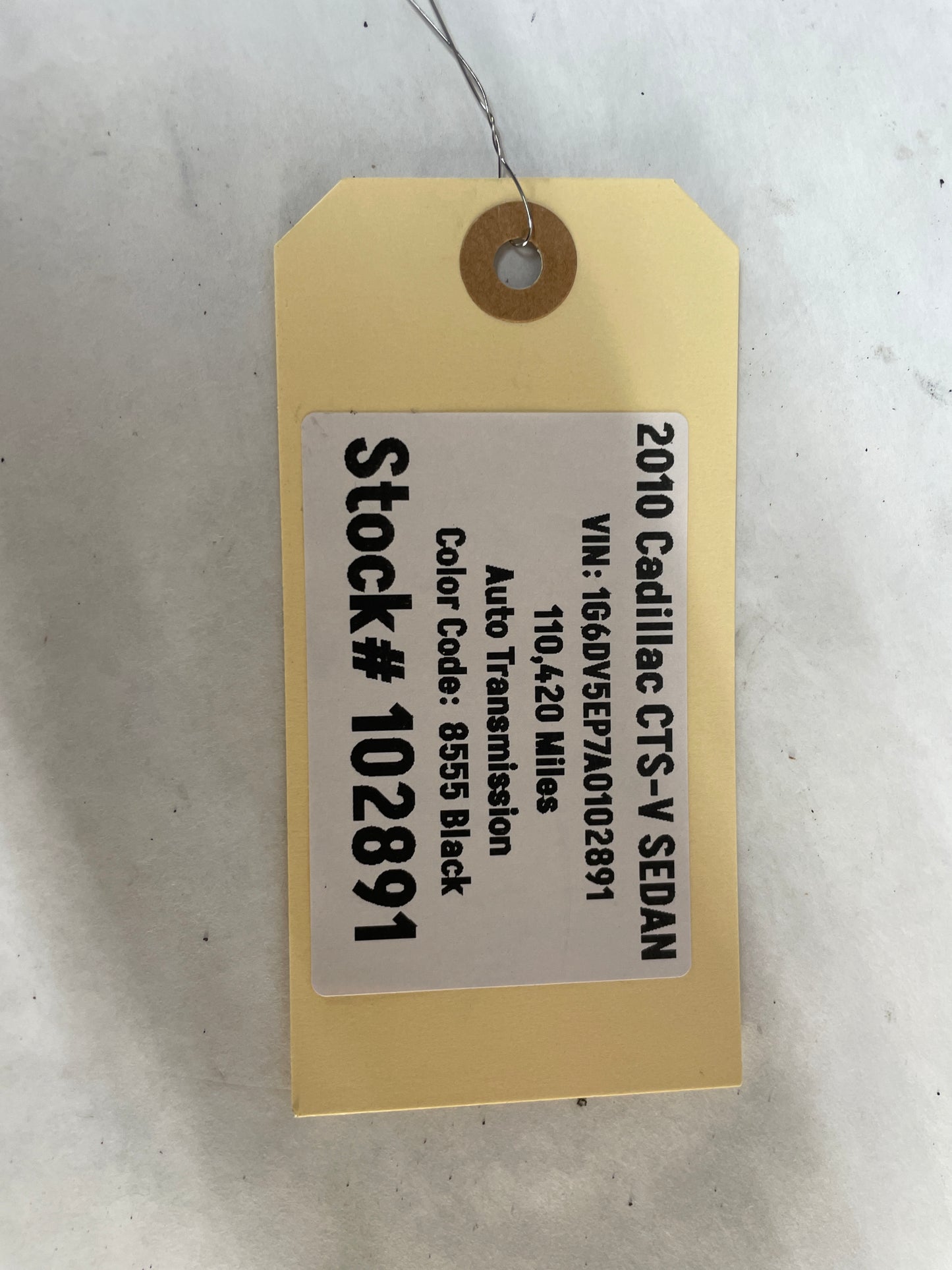 2010 Cadillac CTS-V Sedan Niche Wheel Rim 20x10