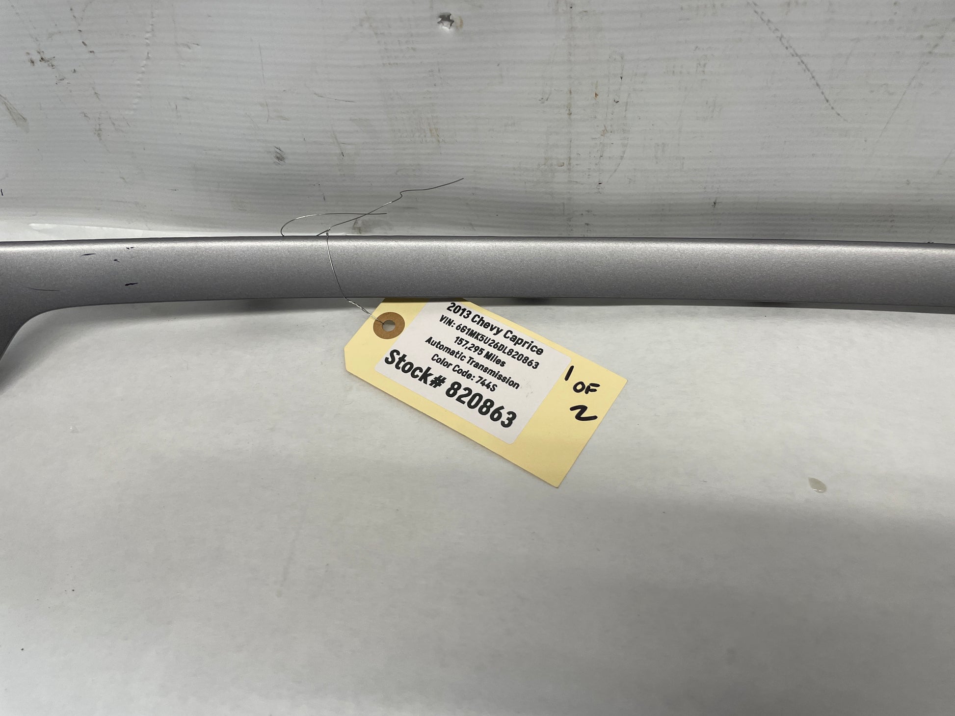 2013 Chevy Caprice RH & LH Dash Trim Molding Applique OEM - Day's Parts Yard