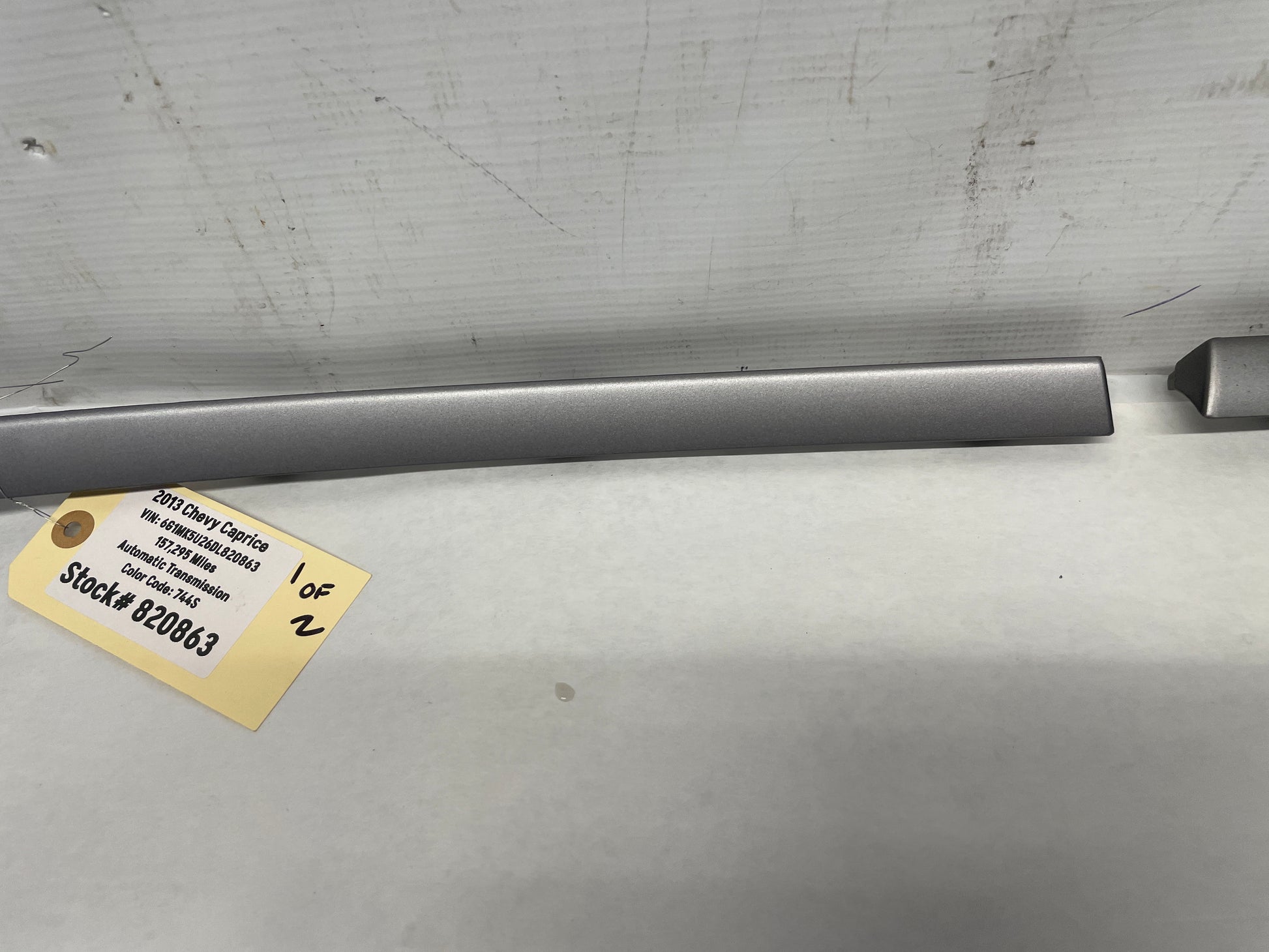 2013 Chevy Caprice RH & LH Dash Trim Molding Applique OEM - Day's Parts Yard