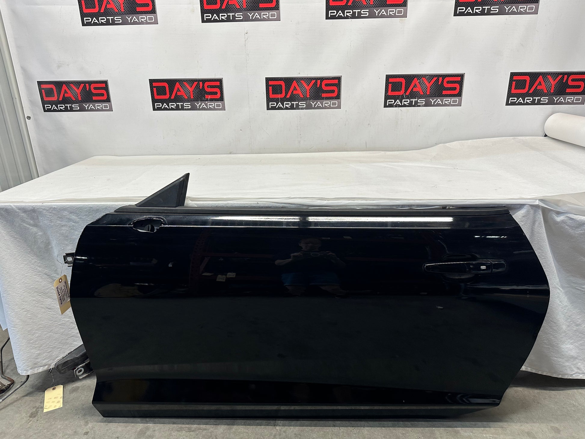 2017 Chevy Camaro SS LH Driver Front Exterior Door Black OEM - Day's Parts Yard