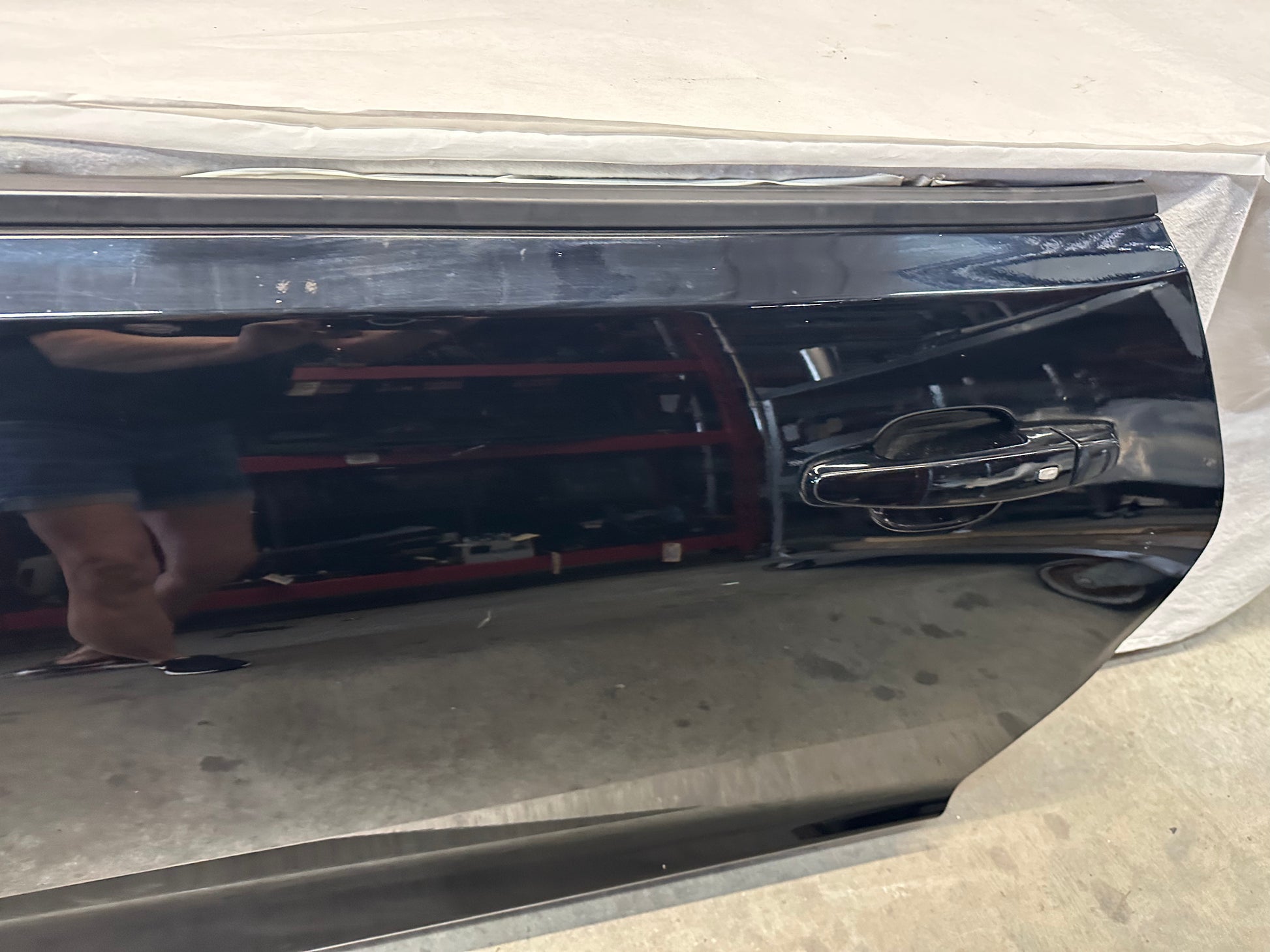 2017 Chevy Camaro SS LH Driver Front Exterior Door Black OEM - Day's Parts Yard