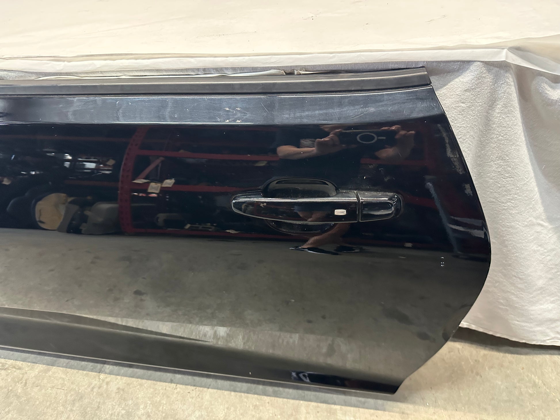 2017 Chevy Camaro SS LH Driver Front Exterior Door Black OEM - Day's Parts Yard