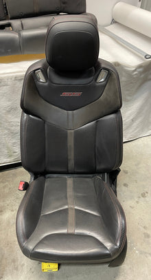 2017 Chevy SS Sedan Front LH Driver Seat Black Leather Alcantara Suede OEM