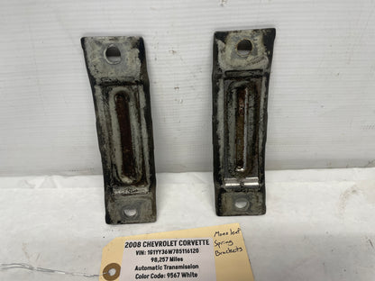 2008 Chevy Corvette RH & LH Front Mono Leaf Brackets OEM - Day's Parts Yard